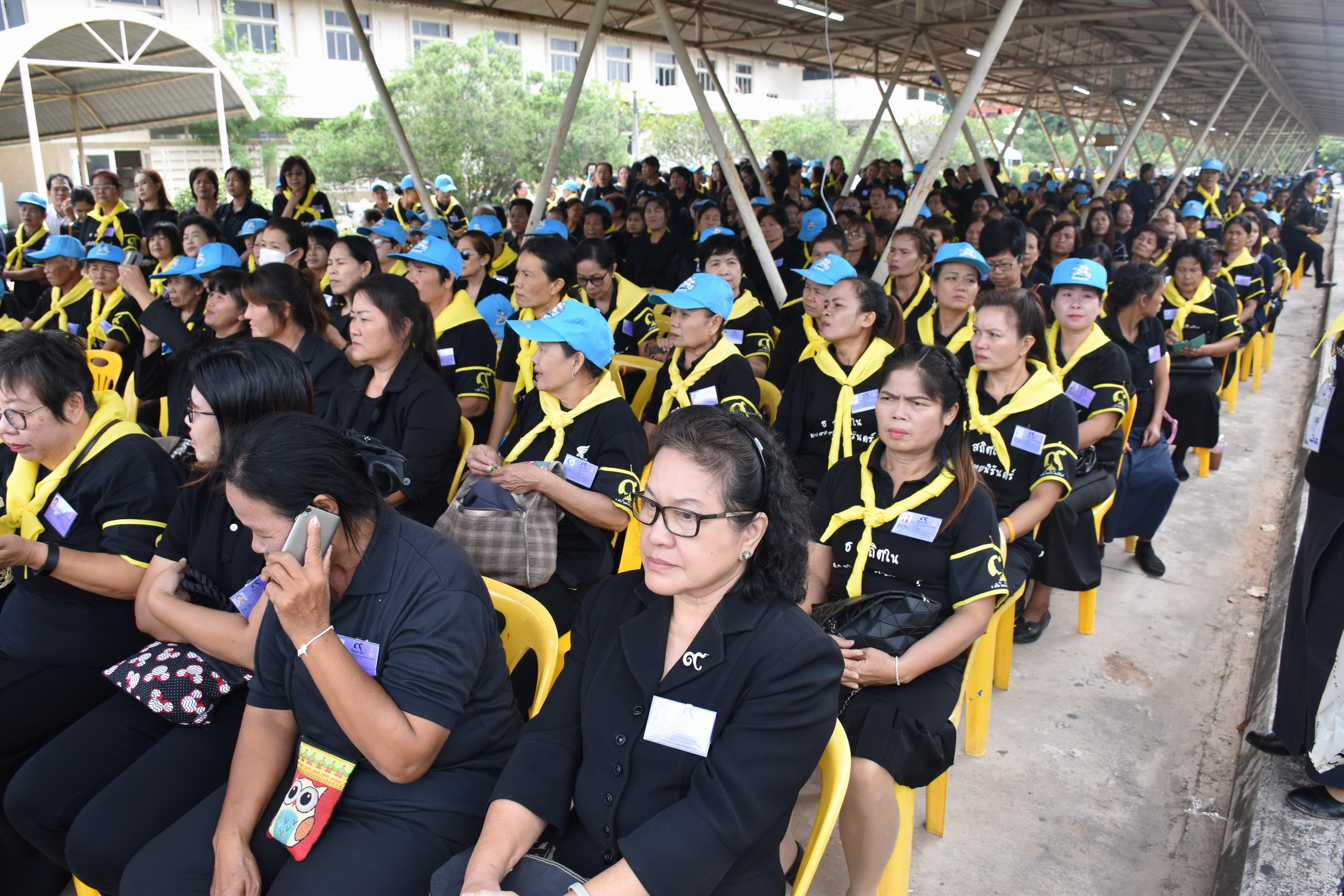 24 ตุลาคม 2560 จังหวัดมหาสารคามจัดประชุมจิตอาสาเฉพาะกิจฯ จังหวัดมหาสารคาม และซักซ้อมการปฏิบัติหน้าที่จิตอาสาเฉพาะกิจ 8 ประเภท ในพระราชพิธีถวายพระเพลิงพระบรมศพฯ แบบเสมือนจริง