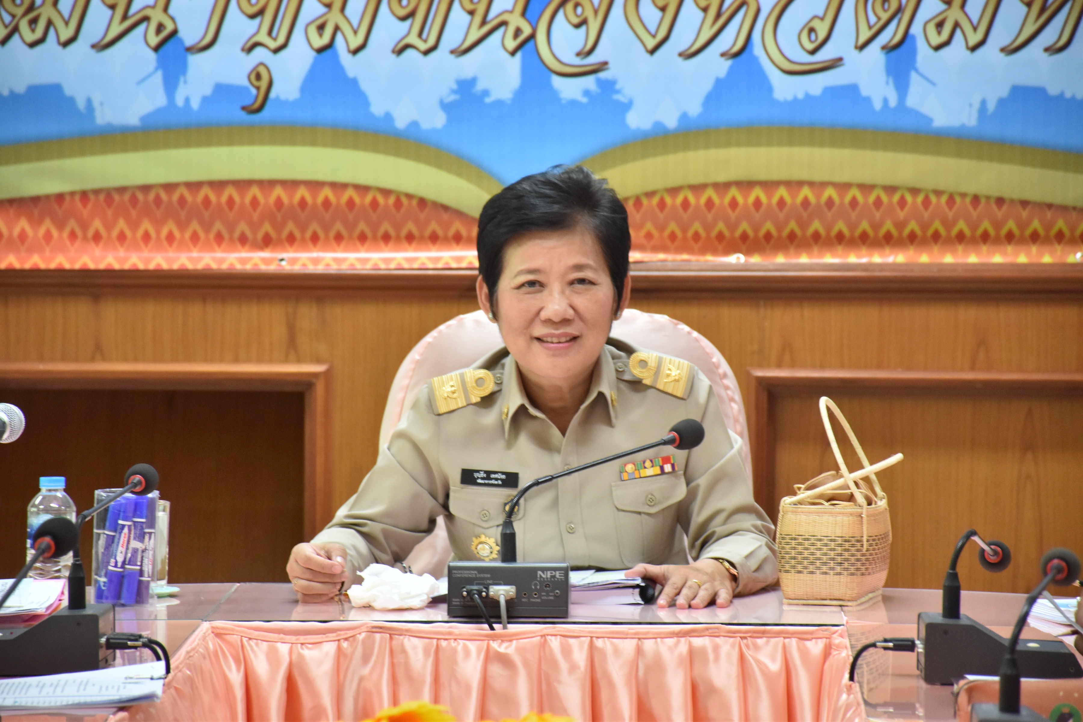 30 ตุลาคม 2560 การประชุมหัวหน้ากลุ่ม หัวหน้าฝ่าย และนักวิชาการพัฒนาชุมชนจังหวัดมหาสารคาม