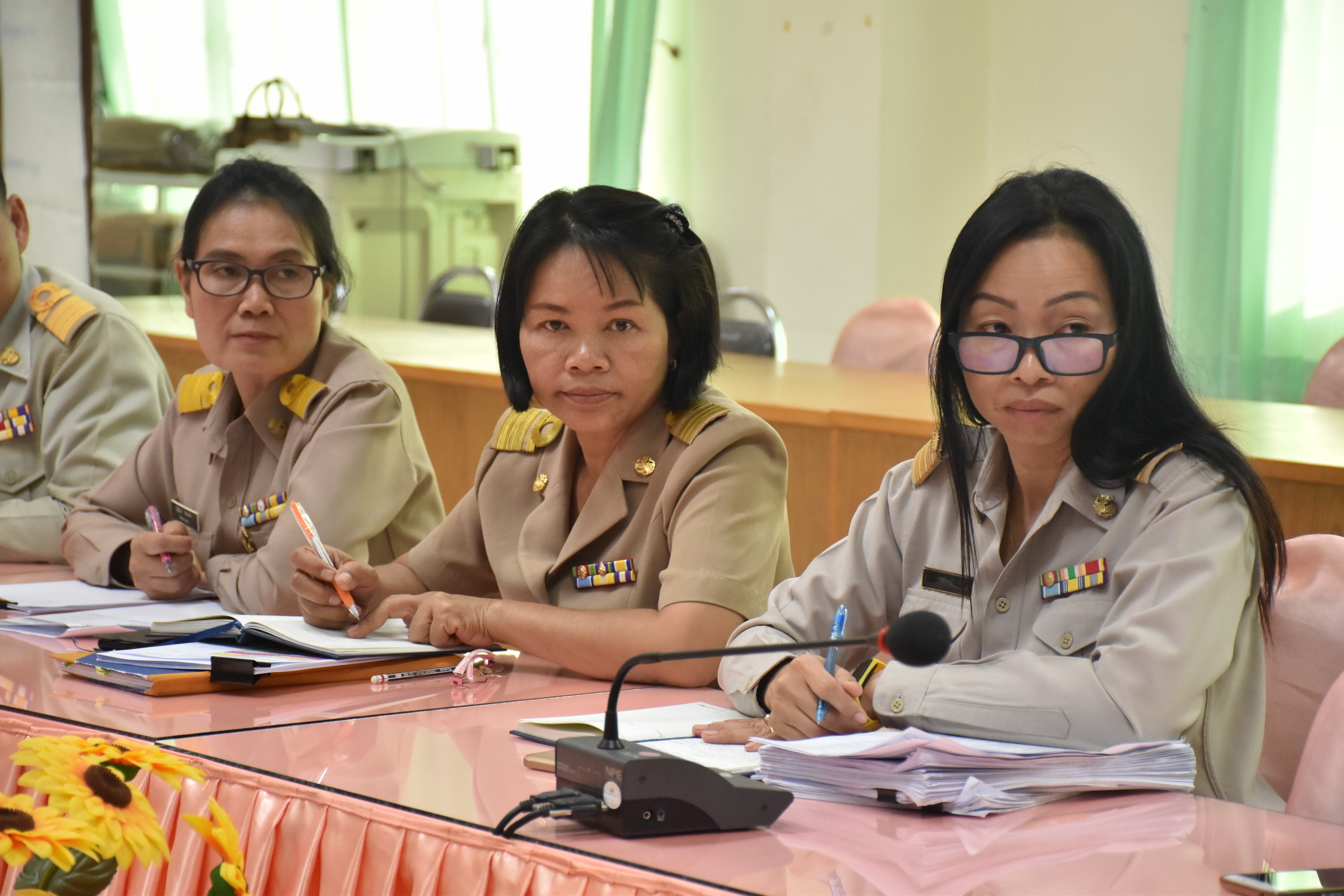30 ตุลาคม 2560 การประชุมหัวหน้ากลุ่ม หัวหน้าฝ่าย และนักวิชาการพัฒนาชุมชนจังหวัดมหาสารคาม
