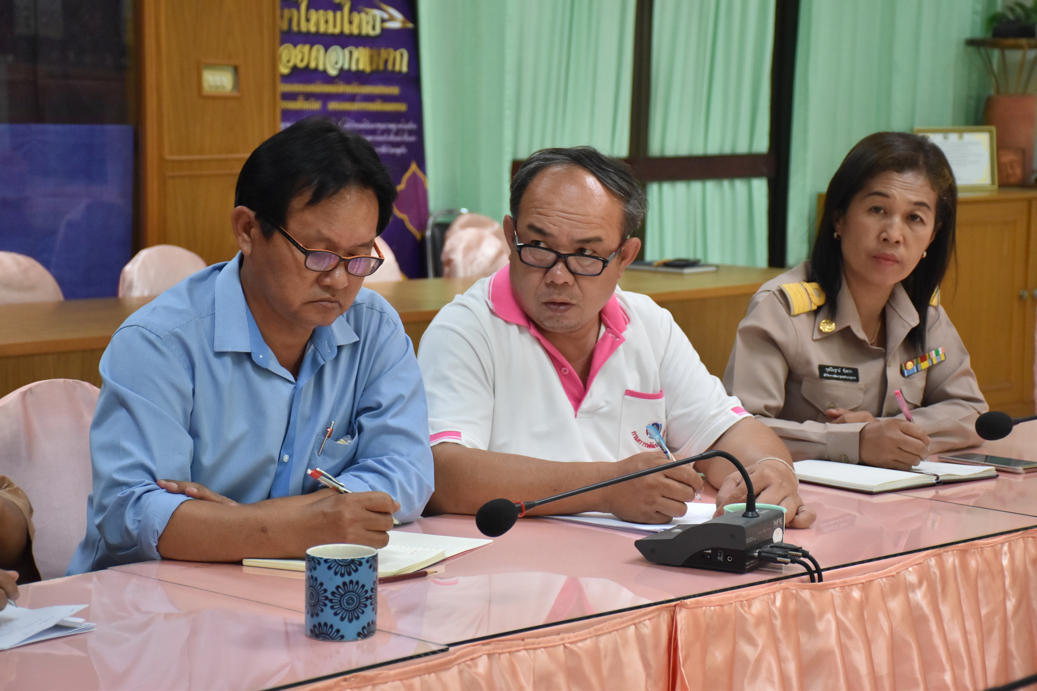 30 ตุลาคม 2560 การประชุมหัวหน้ากลุ่ม หัวหน้าฝ่าย และนักวิชาการพัฒนาชุมชนจังหวัดมหาสารคาม