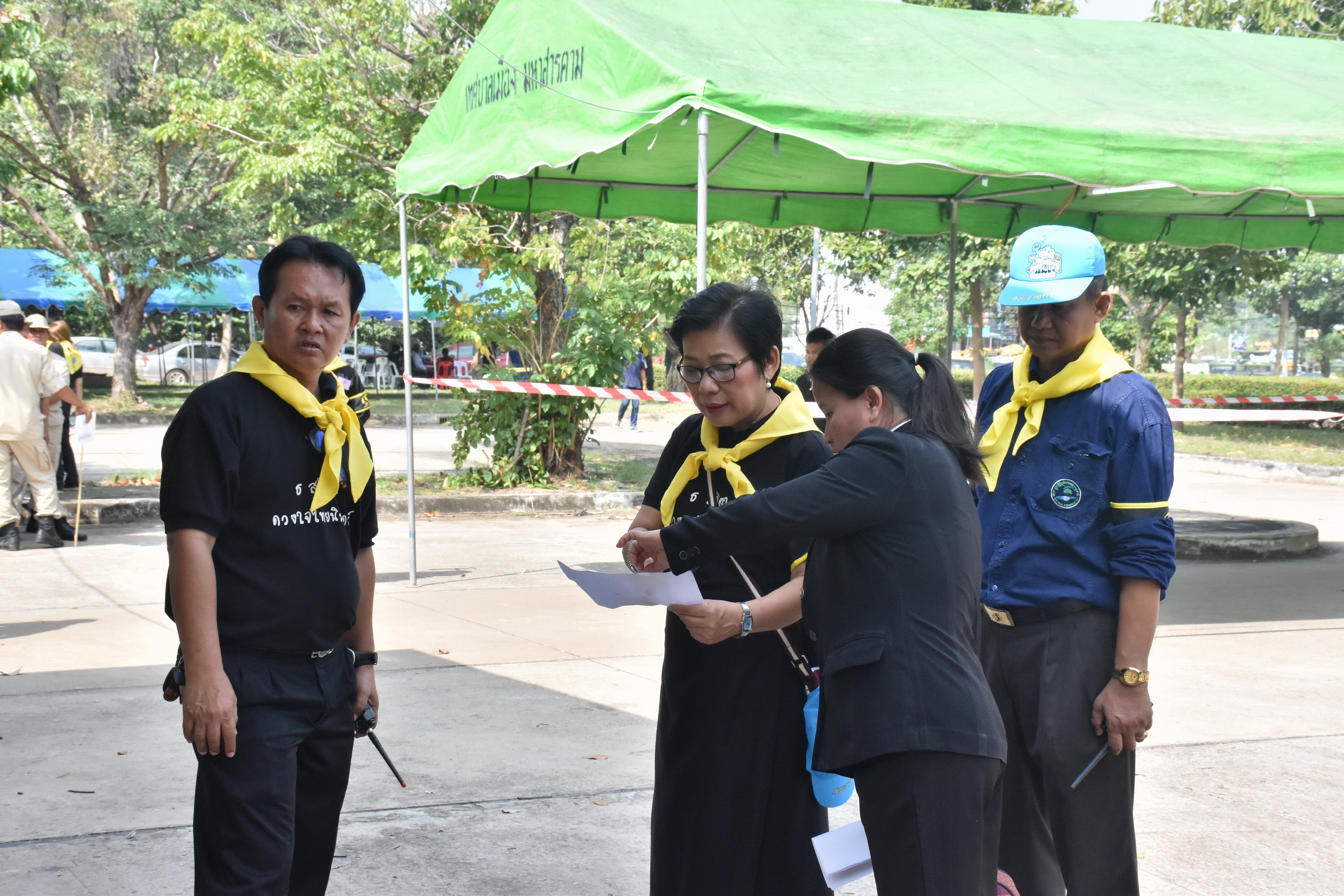 24 ตุลาคม 2560 จังหวัดมหาสารคามจัดประชุมจิตอาสาเฉพาะกิจฯ จังหวัดมหาสารคาม และซักซ้อมการปฏิบัติหน้าที่จิตอาสาเฉพาะกิจ 8 ประเภท ในพระราชพิธีถวายพระเพลิงพระบรมศพฯ แบบเสมือนจริง