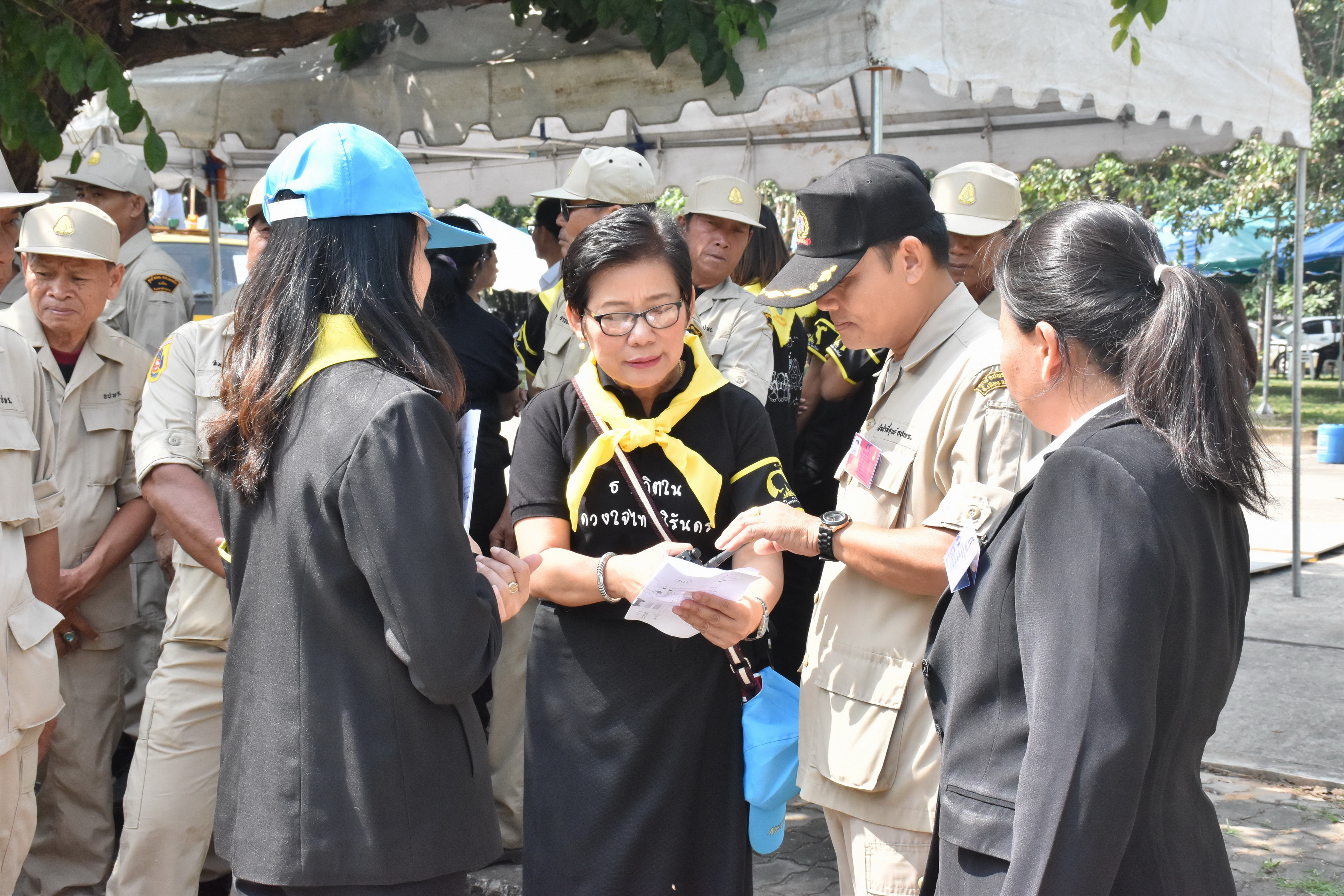 24 ตุลาคม 2560 จังหวัดมหาสารคามจัดประชุมจิตอาสาเฉพาะกิจฯ จังหวัดมหาสารคาม และซักซ้อมการปฏิบัติหน้าที่จิตอาสาเฉพาะกิจ 8 ประเภท ในพระราชพิธีถวายพระเพลิงพระบรมศพฯ แบบเสมือนจริง