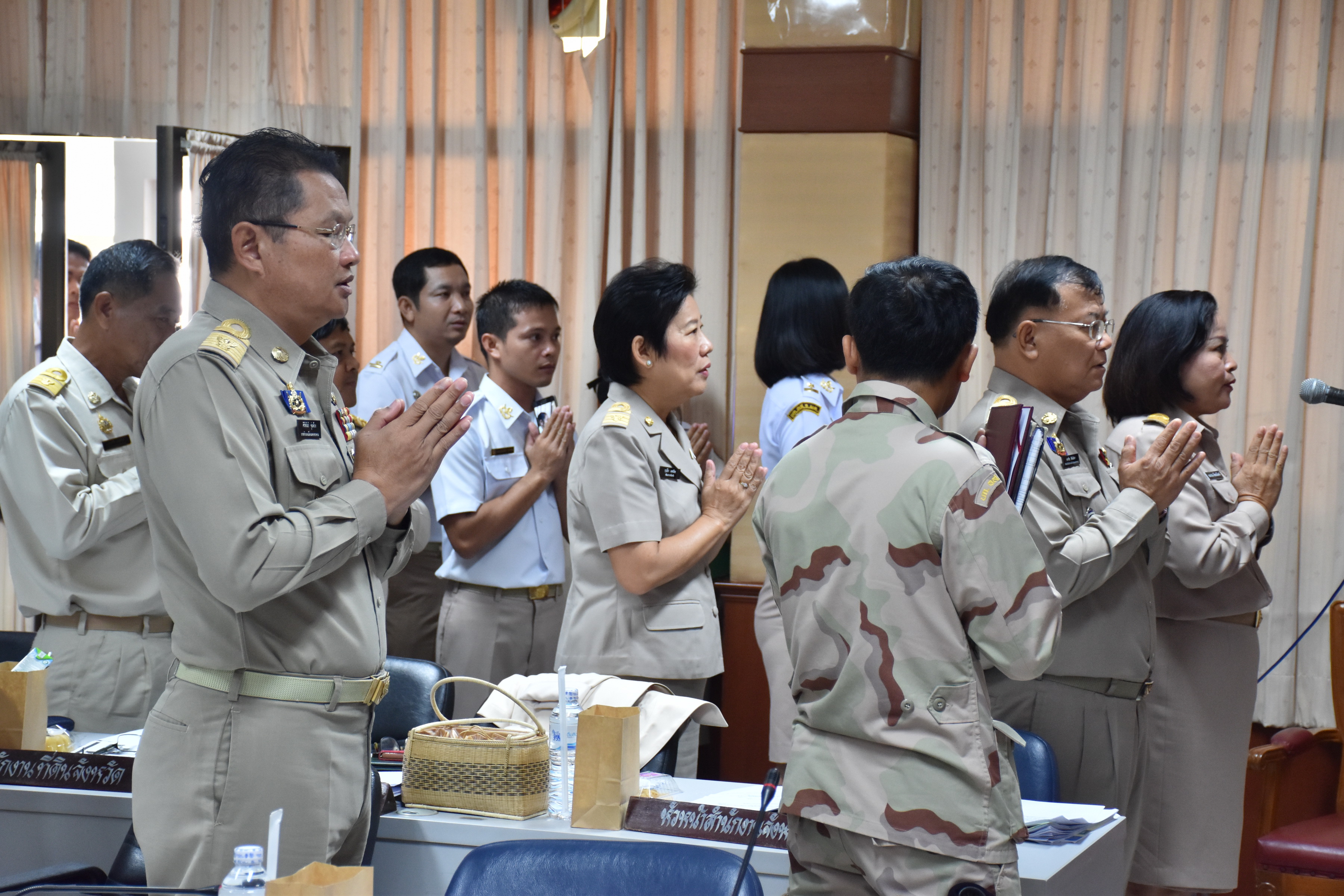 29 พฤศจิกายน 2560 การประชุมคณะกรมการจังหวัดมหาสารคาม หัวหน้าส่วนราชการ นายอำเภอ ประจำเดือนพฤศจิกายน 2560