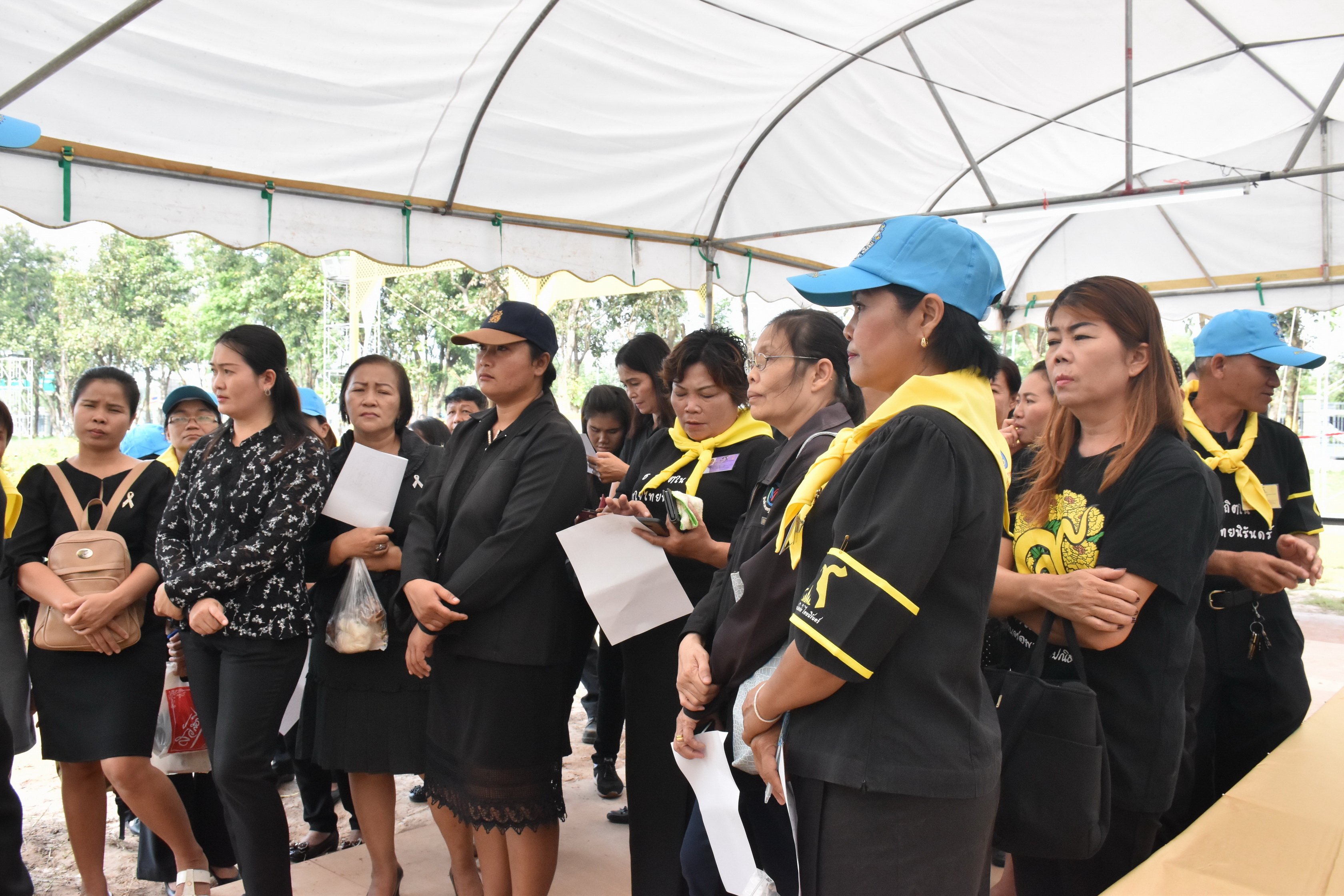 24 ตุลาคม 2560 จังหวัดมหาสารคามจัดประชุมจิตอาสาเฉพาะกิจฯ จังหวัดมหาสารคาม และซักซ้อมการปฏิบัติหน้าที่จิตอาสาเฉพาะกิจ 8 ประเภท ในพระราชพิธีถวายพระเพลิงพระบรมศพฯ แบบเสมือนจริง