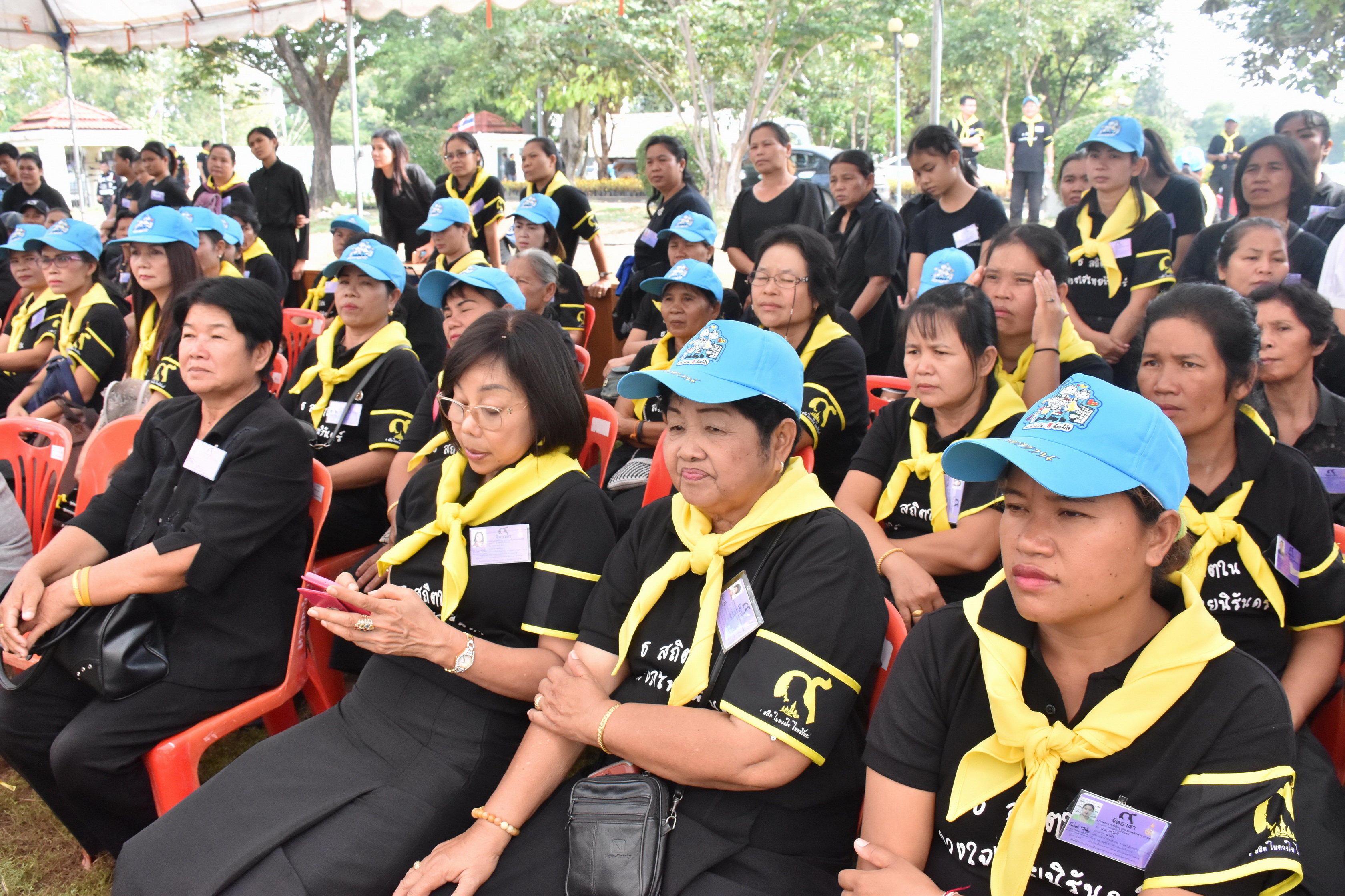 24 ตุลาคม 2560 จังหวัดมหาสารคามจัดประชุมจิตอาสาเฉพาะกิจฯ จังหวัดมหาสารคาม และซักซ้อมการปฏิบัติหน้าที่จิตอาสาเฉพาะกิจ 8 ประเภท ในพระราชพิธีถวายพระเพลิงพระบรมศพฯ แบบเสมือนจริง