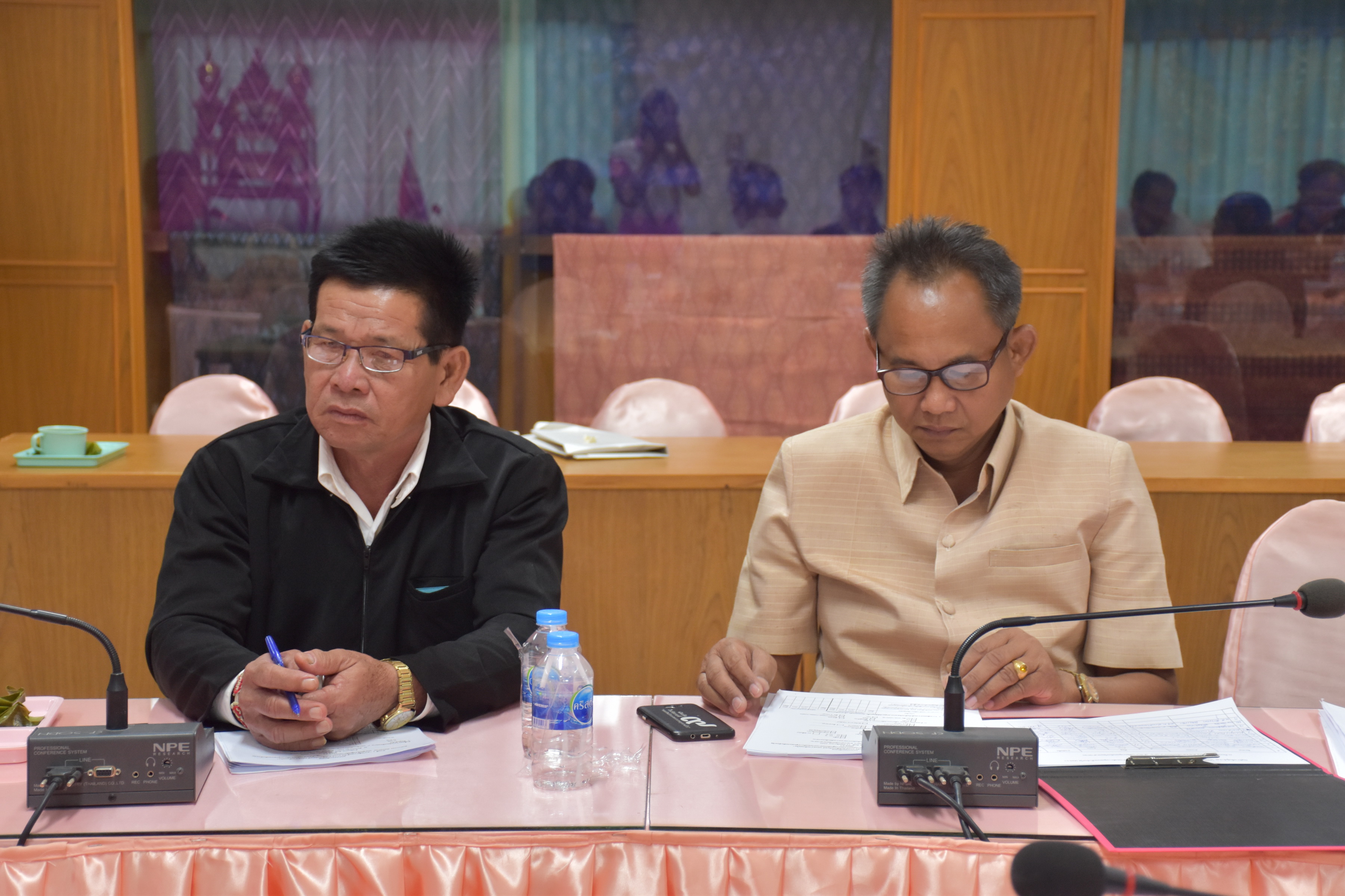 15 พฤศจิกายน 2560 การประชุมเชิงปฏิบัติการคณะกรรมการศูนย์ประสานงานองค์การชุมชน (ศอช.จ.) จังหวัดมหาสารคาม