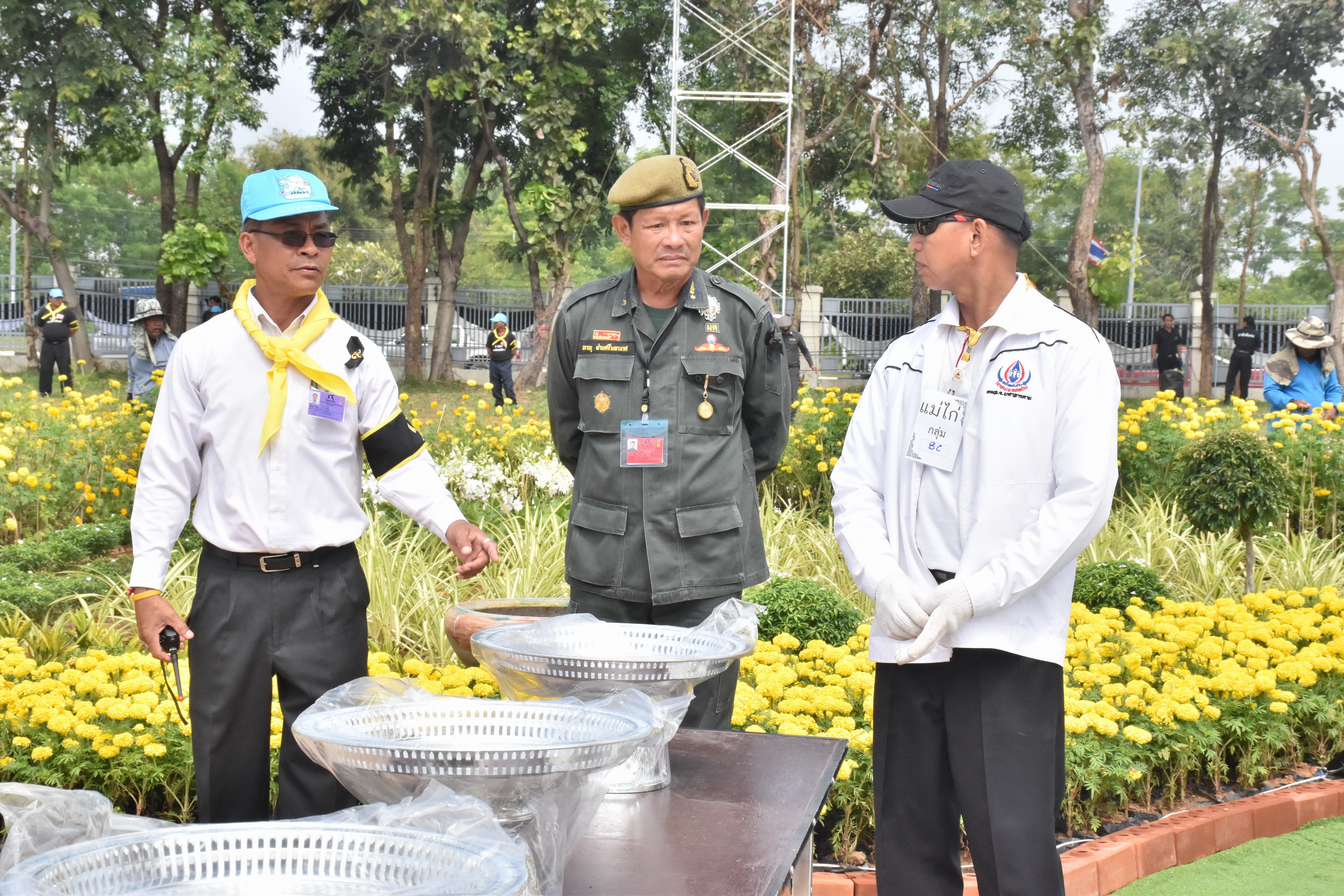 24 ตุลาคม 2560 จังหวัดมหาสารคามจัดประชุมจิตอาสาเฉพาะกิจฯ จังหวัดมหาสารคาม และซักซ้อมการปฏิบัติหน้าที่จิตอาสาเฉพาะกิจ 8 ประเภท ในพระราชพิธีถวายพระเพลิงพระบรมศพฯ แบบเสมือนจริง