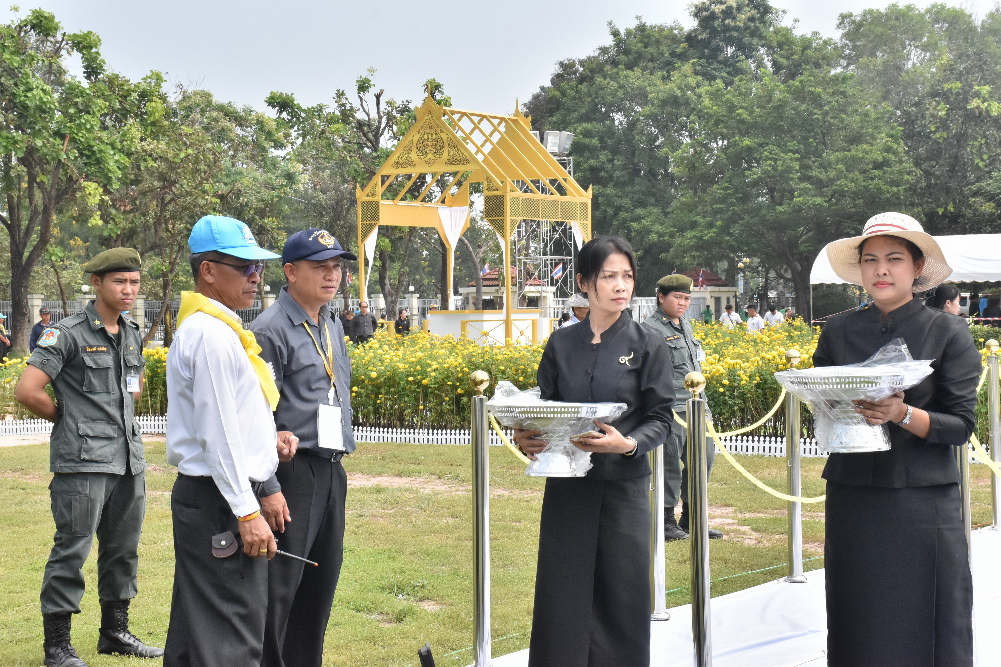 24 ตุลาคม 2560 จังหวัดมหาสารคามจัดประชุมจิตอาสาเฉพาะกิจฯ จังหวัดมหาสารคาม และซักซ้อมการปฏิบัติหน้าที่จิตอาสาเฉพาะกิจ 8 ประเภท ในพระราชพิธีถวายพระเพลิงพระบรมศพฯ แบบเสมือนจริง