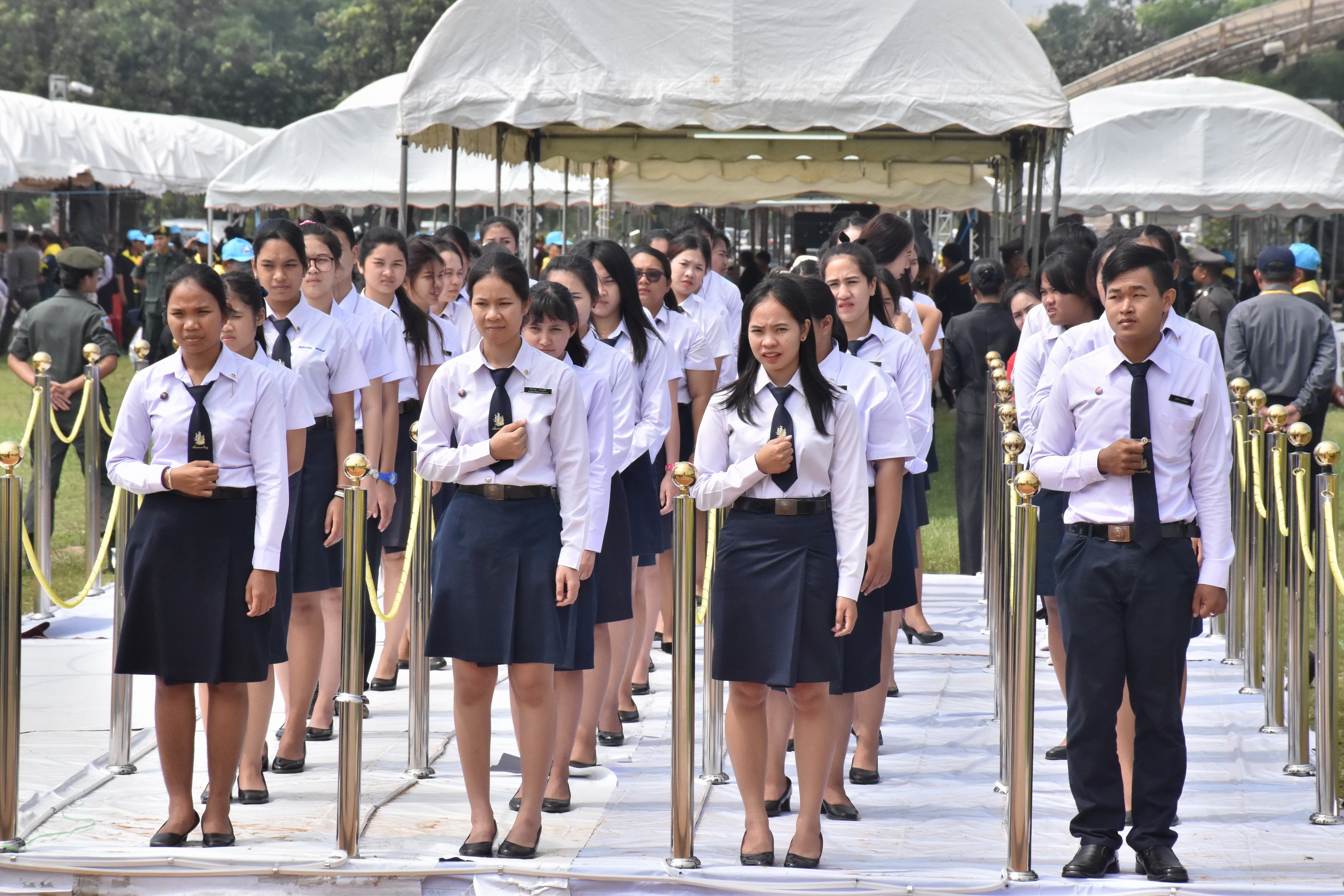 24 ตุลาคม 2560 จังหวัดมหาสารคามจัดประชุมจิตอาสาเฉพาะกิจฯ จังหวัดมหาสารคาม และซักซ้อมการปฏิบัติหน้าที่จิตอาสาเฉพาะกิจ 8 ประเภท ในพระราชพิธีถวายพระเพลิงพระบรมศพฯ แบบเสมือนจริง
