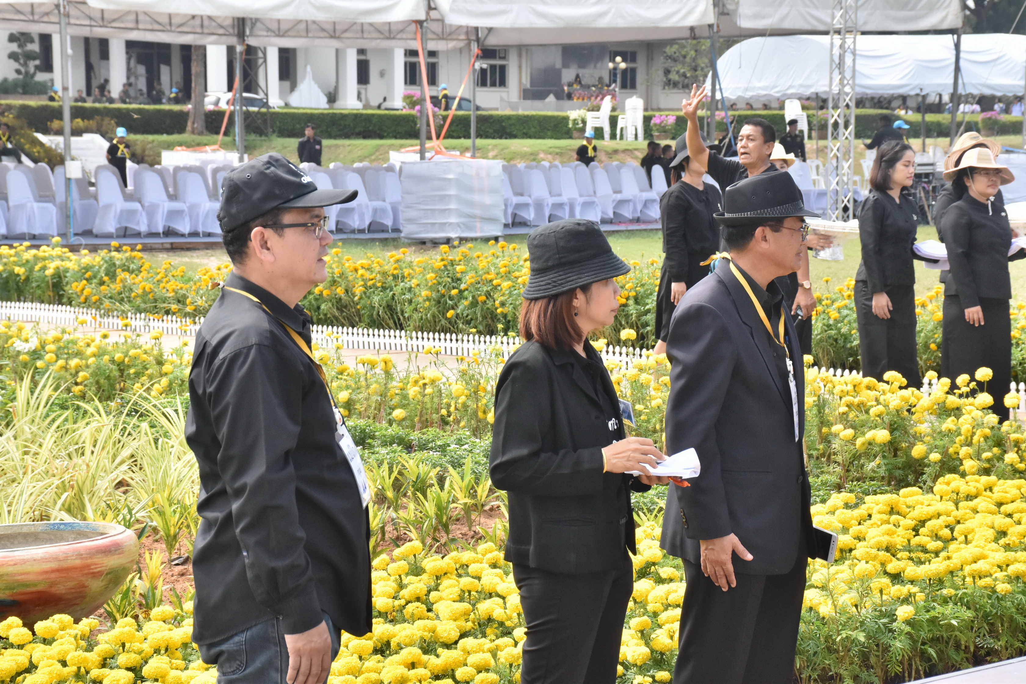 24 ตุลาคม 2560 จังหวัดมหาสารคามจัดประชุมจิตอาสาเฉพาะกิจฯ จังหวัดมหาสารคาม และซักซ้อมการปฏิบัติหน้าที่จิตอาสาเฉพาะกิจ 8 ประเภท ในพระราชพิธีถวายพระเพลิงพระบรมศพฯ แบบเสมือนจริง