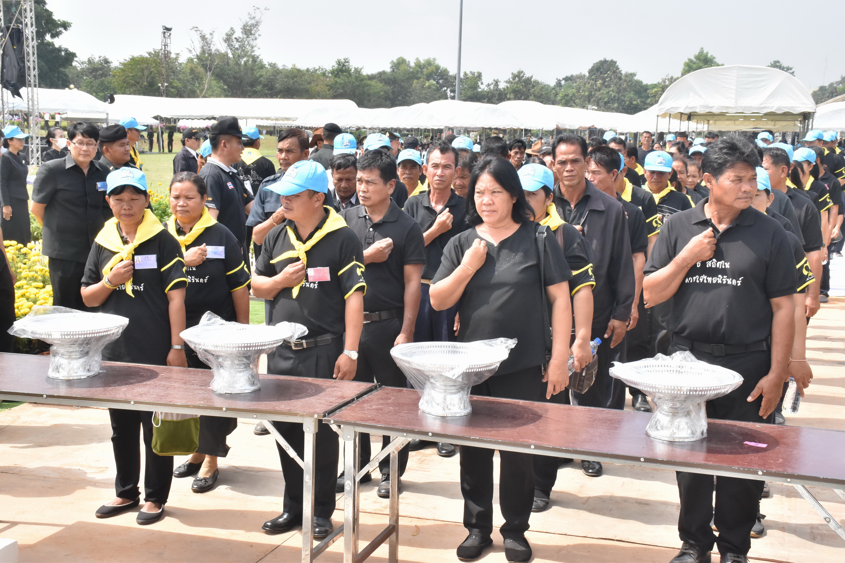 24 ตุลาคม 2560 จังหวัดมหาสารคามจัดประชุมจิตอาสาเฉพาะกิจฯ จังหวัดมหาสารคาม และซักซ้อมการปฏิบัติหน้าที่จิตอาสาเฉพาะกิจ 8 ประเภท ในพระราชพิธีถวายพระเพลิงพระบรมศพฯ แบบเสมือนจริง