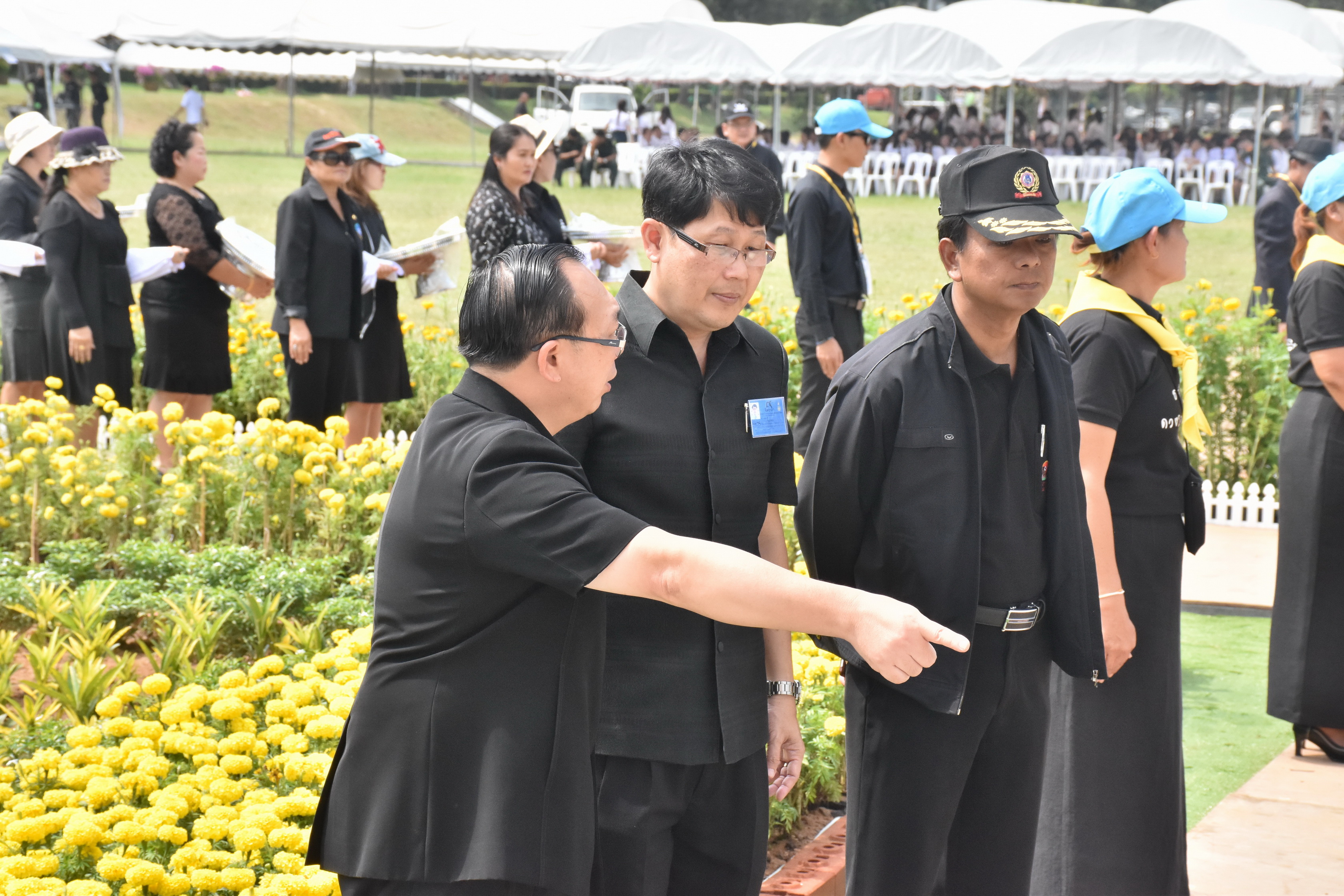 24 ตุลาคม 2560 จังหวัดมหาสารคามจัดประชุมจิตอาสาเฉพาะกิจฯ จังหวัดมหาสารคาม และซักซ้อมการปฏิบัติหน้าที่จิตอาสาเฉพาะกิจ 8 ประเภท ในพระราชพิธีถวายพระเพลิงพระบรมศพฯ แบบเสมือนจริง
