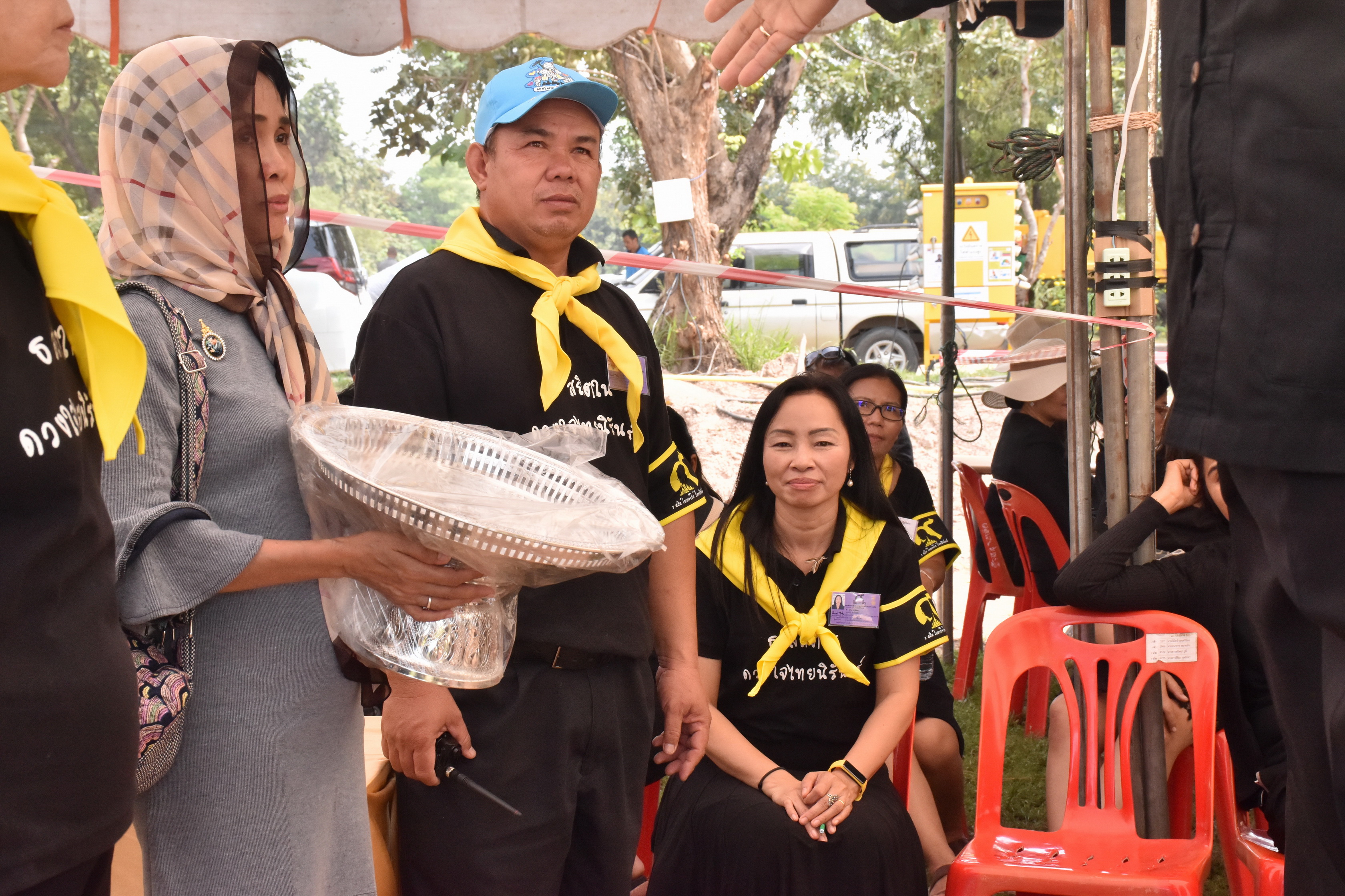 24 ตุลาคม 2560 จังหวัดมหาสารคามจัดประชุมจิตอาสาเฉพาะกิจฯ จังหวัดมหาสารคาม และซักซ้อมการปฏิบัติหน้าที่จิตอาสาเฉพาะกิจ 8 ประเภท ในพระราชพิธีถวายพระเพลิงพระบรมศพฯ แบบเสมือนจริง