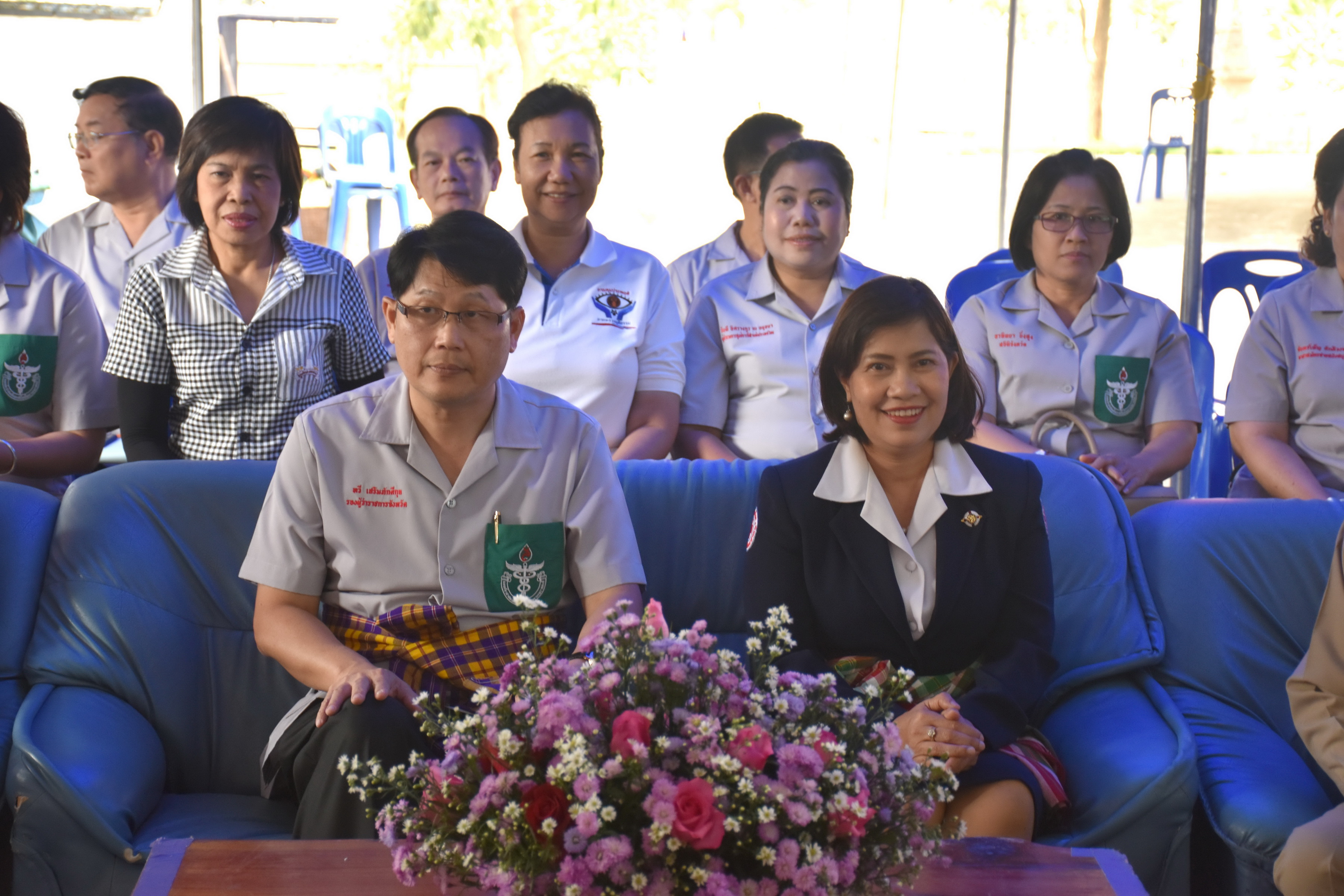 22 พฤศจิกายน 2560 โครงการปกป้องและเชิดชูสถาบันพระมหากษัตริย์และหน่วยบำบัดทุกข์ บำรุงสุข สร้างรอยยิ้มให้ประชาชนจังหวัดมหาสารคาม ประจำปีงบประมาณ 2561
