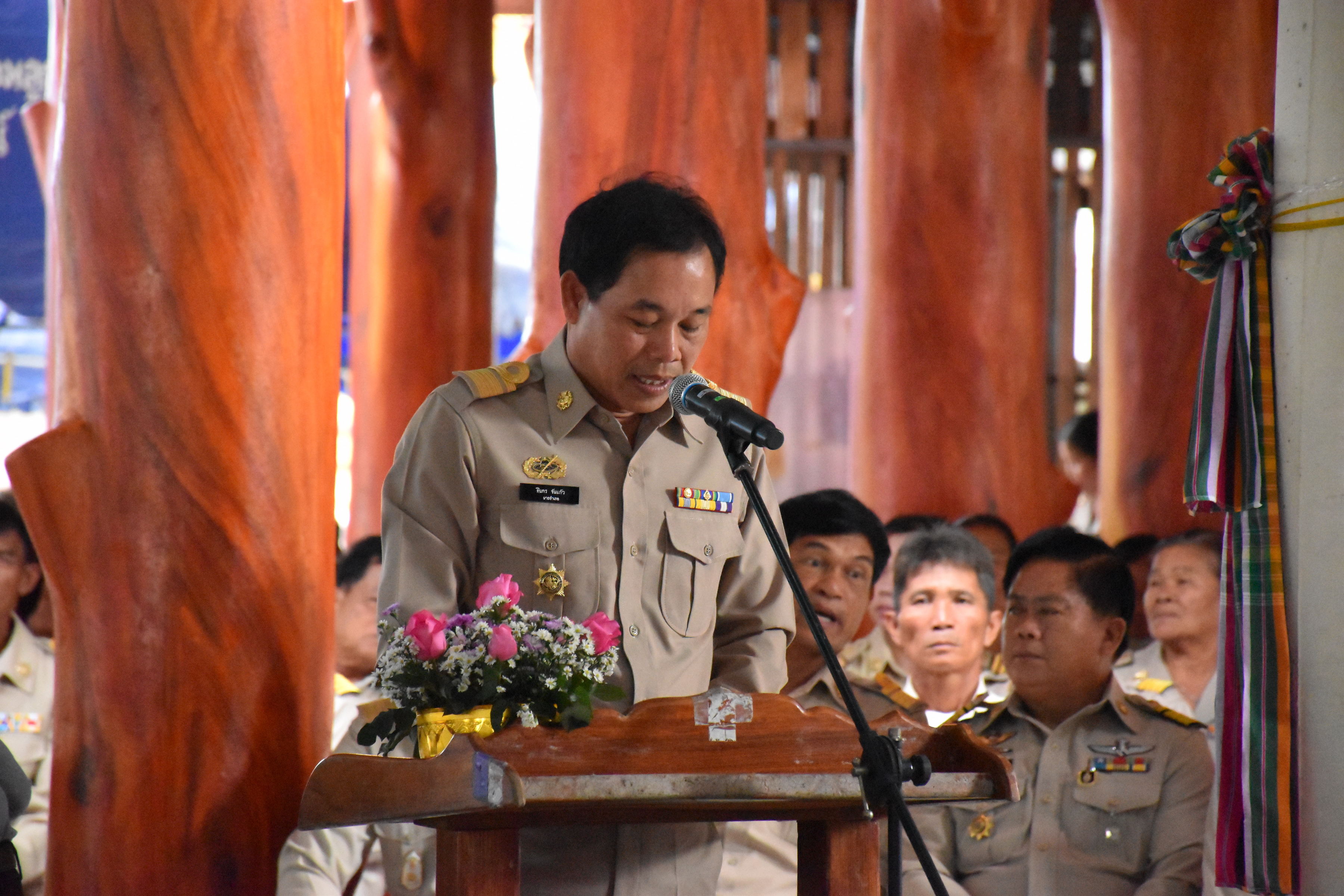 22 พฤศจิกายน 2560 โครงการปกป้องและเชิดชูสถาบันพระมหากษัตริย์และหน่วยบำบัดทุกข์ บำรุงสุข สร้างรอยยิ้มให้ประชาชนจังหวัดมหาสารคาม ประจำปีงบประมาณ 2561