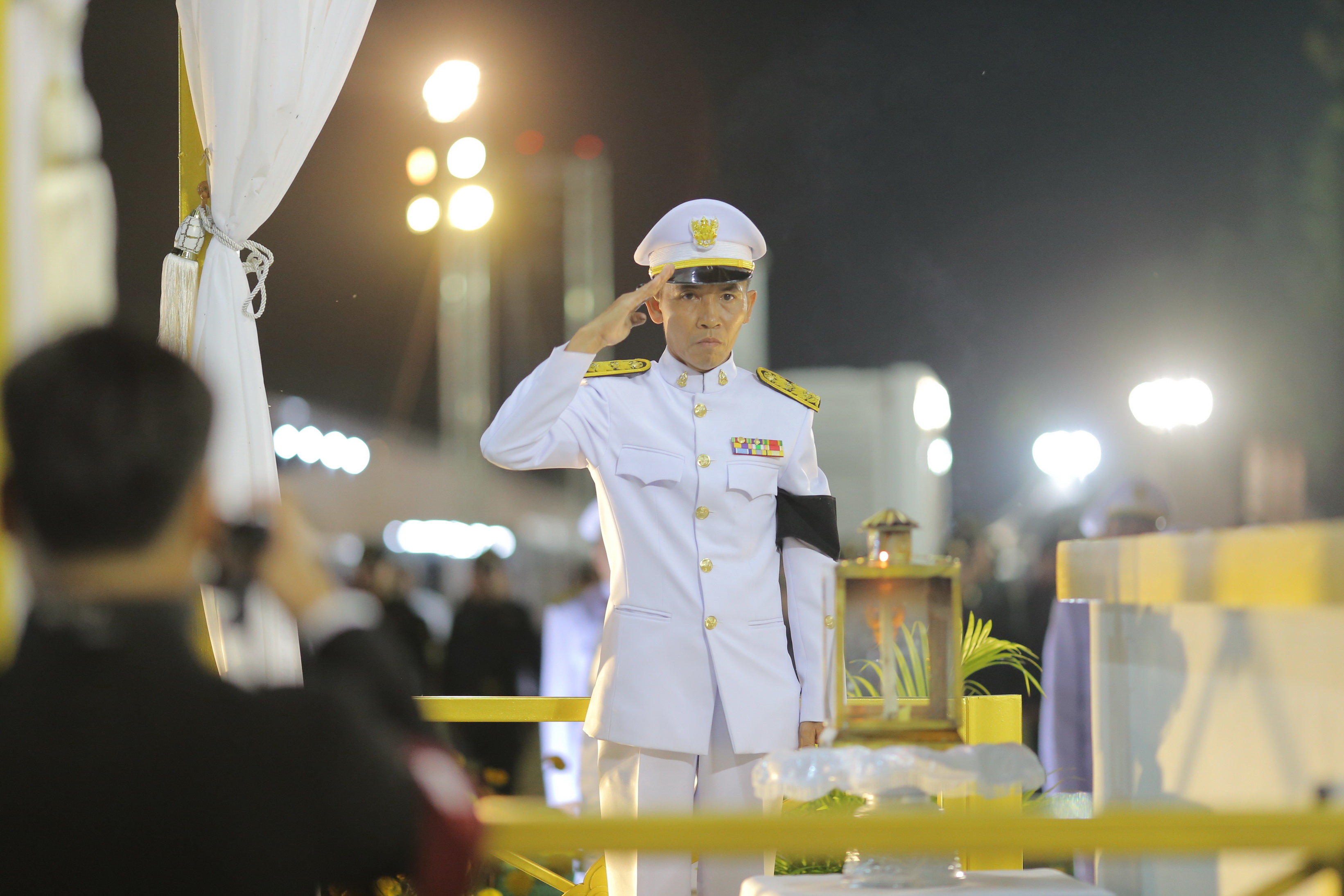26 ตุลาคม 2560 พระราชพิธีถวายพระเพลิงพระบรมศพพระบาทสมเด็จพระปรมินทรมหาภูมิพลอดุลยเดช บรมนาถบพิตร ณ พระเมรุมาศจำลอง สนามหน้าศาลากลางจังหวัดมหาสารคาม