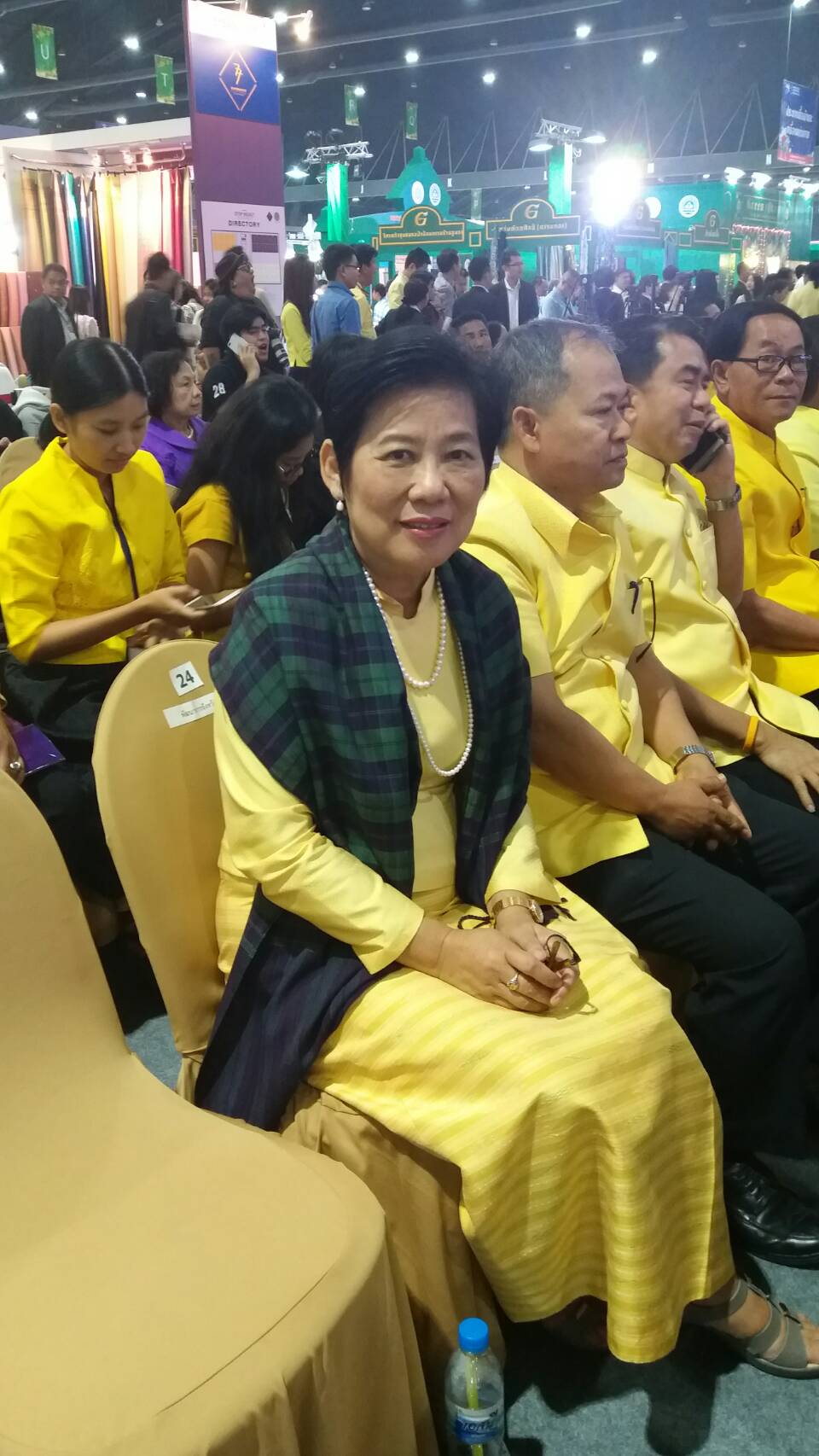 18 ธันวาคม 2560 นางบุญยิ่ง เทศน้อย พัฒนาการจังหวัดมหาสารคาม เข้าร่วมพิธีเปิดงาน OTOP City ณ ศูนย์การแสดงสินค้าและการประชุมอิมแพ็ค เมืองทองธานี อำเภอปากเกร็ด จังหวัดนนทบุรี