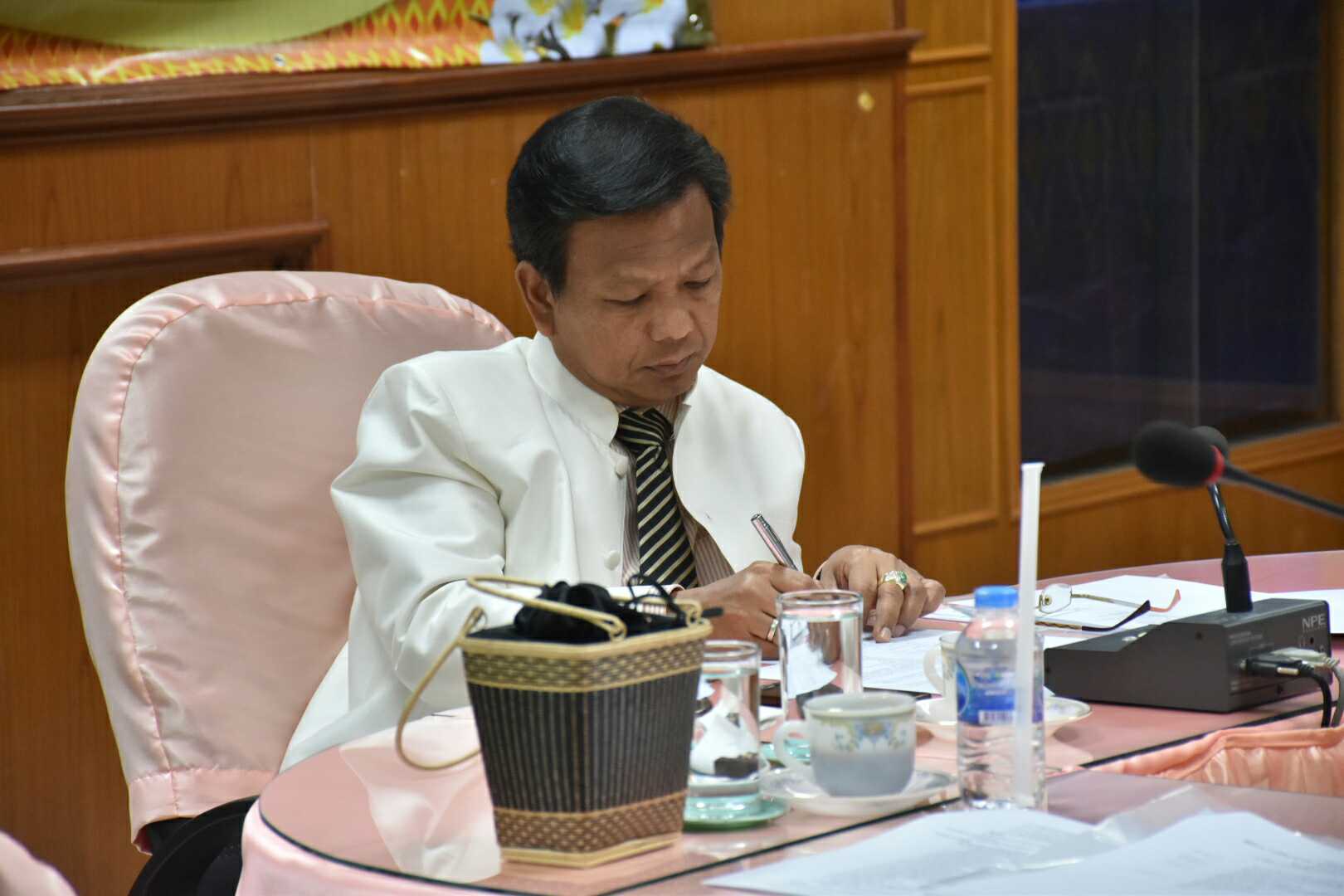 11 มกราคม 2561 การประชุมการจัดกิจกรรม “เส้นสายลายไหม” ในงานบุญเบิกฟ้าและกาชาดจังหวัดมหาสารคาม ประจำปี 2561 ครั้งที่ 1/2561