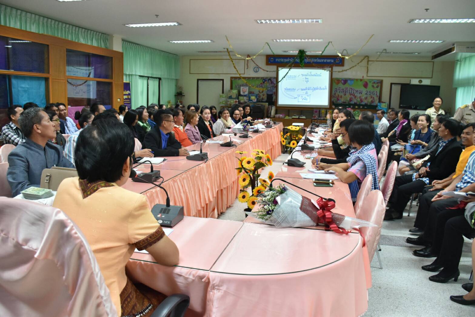 29 ธันวาคม 2560 โครงการเสริมสร้างจริยธรรมข้าราชการ สำนักงานพัฒนาชุมชนจังหวัดมหาสารคาม ประจำปี 2561