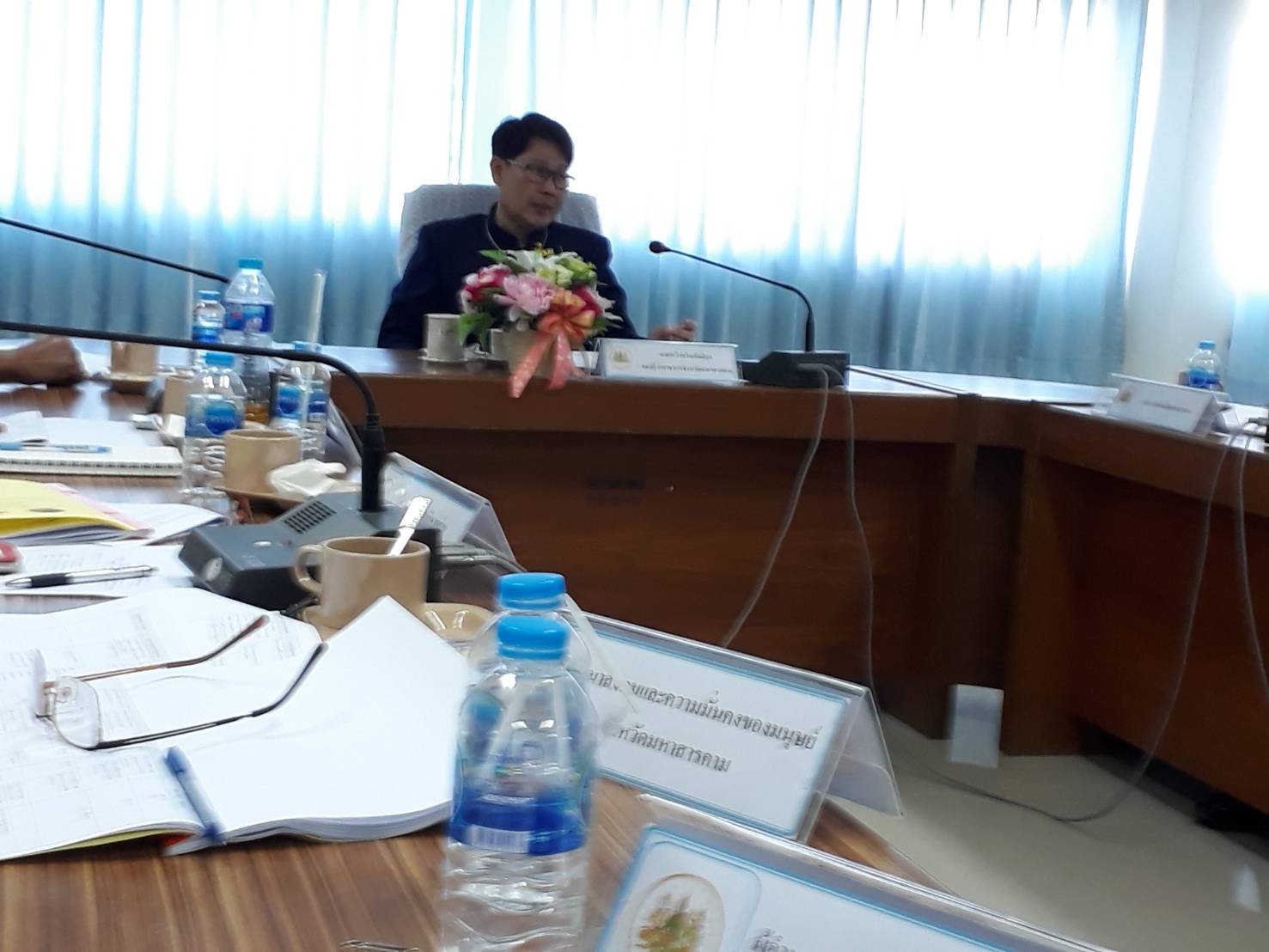 19 มกราคม 2561 การประชุมคณะอนุกรรมการบริหารจัดการแรงงานนอกระบบ จังหวัดมหาสารคาม ครั้งที่ 1/2561