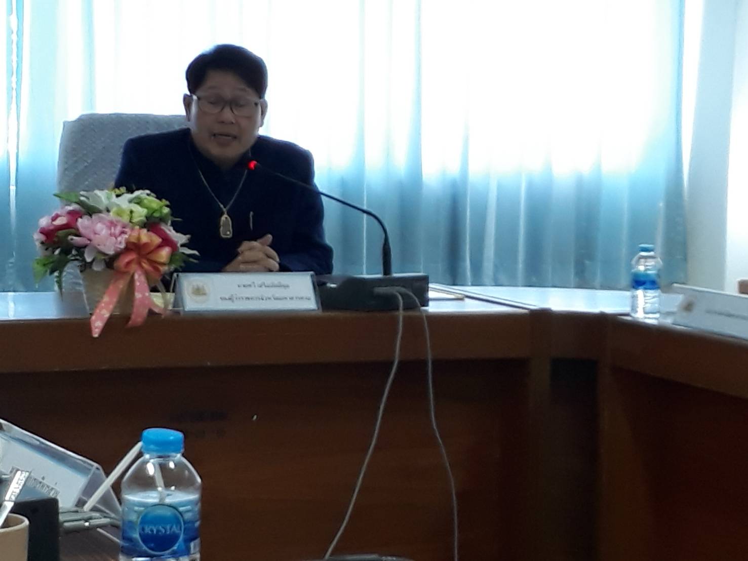 19 มกราคม 2561 การประชุมคณะอนุกรรมการบริหารจัดการแรงงานนอกระบบ จังหวัดมหาสารคาม ครั้งที่ 1/2561