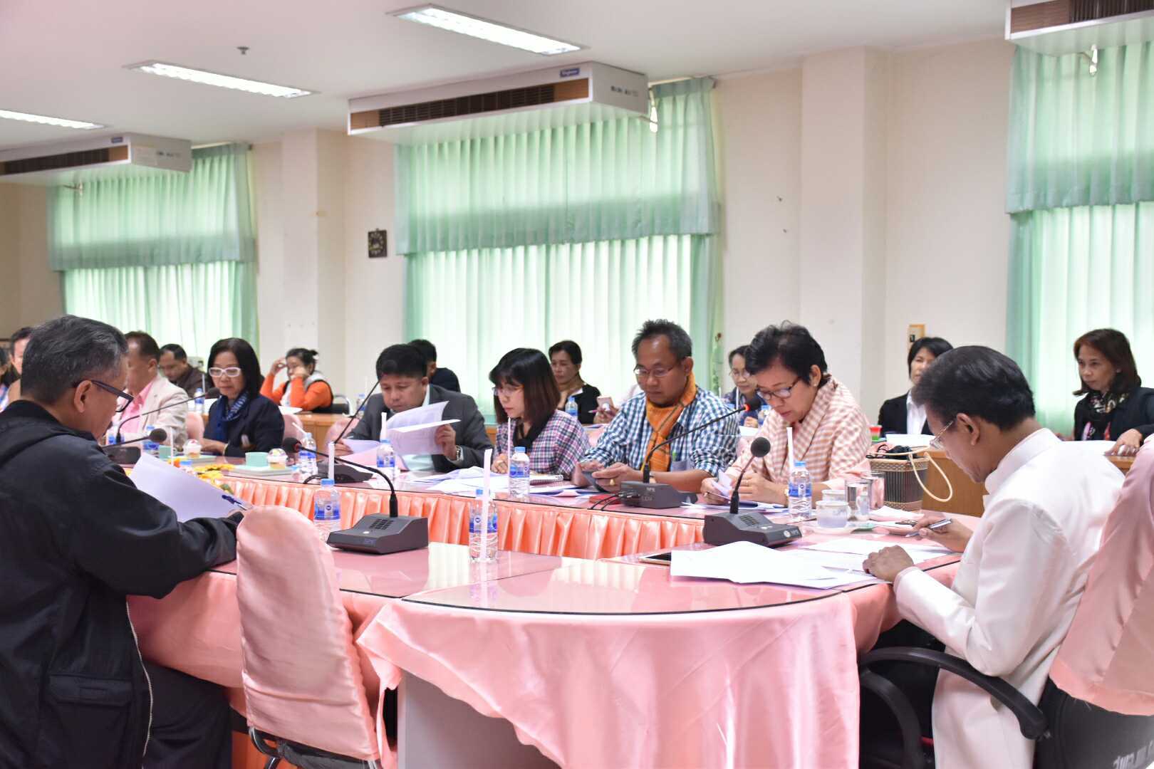 11 มกราคม 2561 การประชุมการจัดกิจกรรม “เส้นสายลายไหม” ในงานบุญเบิกฟ้าและกาชาดจังหวัดมหาสารคาม ประจำปี 2561 ครั้งที่ 1/2561