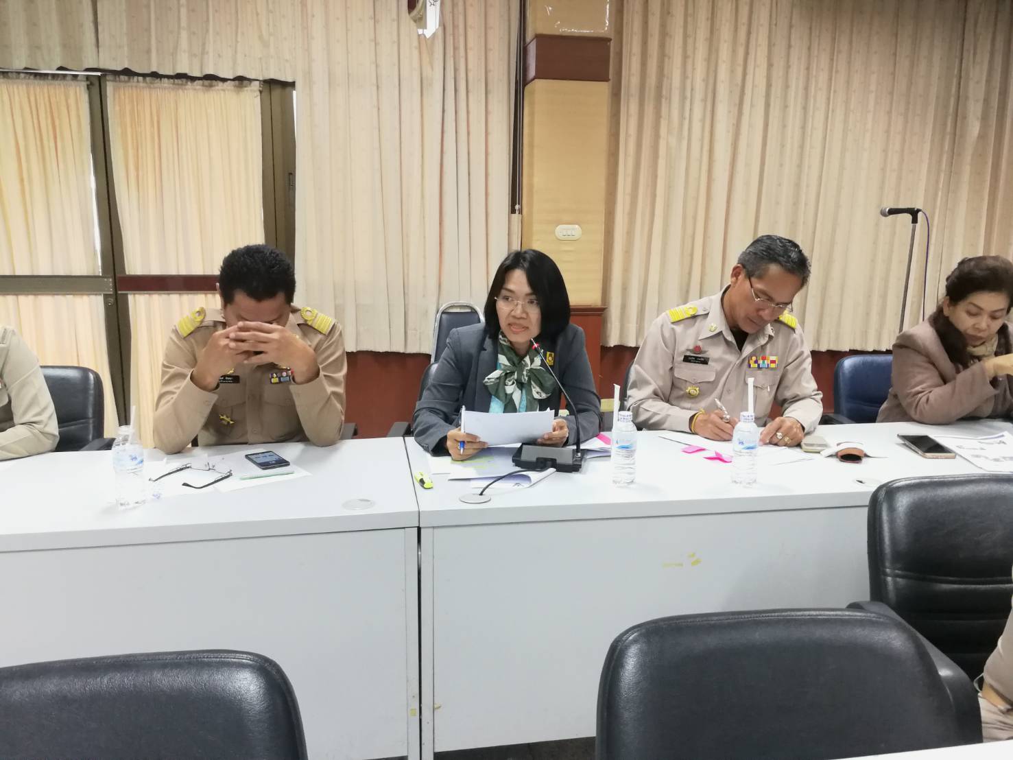 27 ธันวาคม 2560 การประชุมคณะกรรมการรักษาความมั่นคงและความสงบเรียบร้อยจังหวัดมหาสารคาม