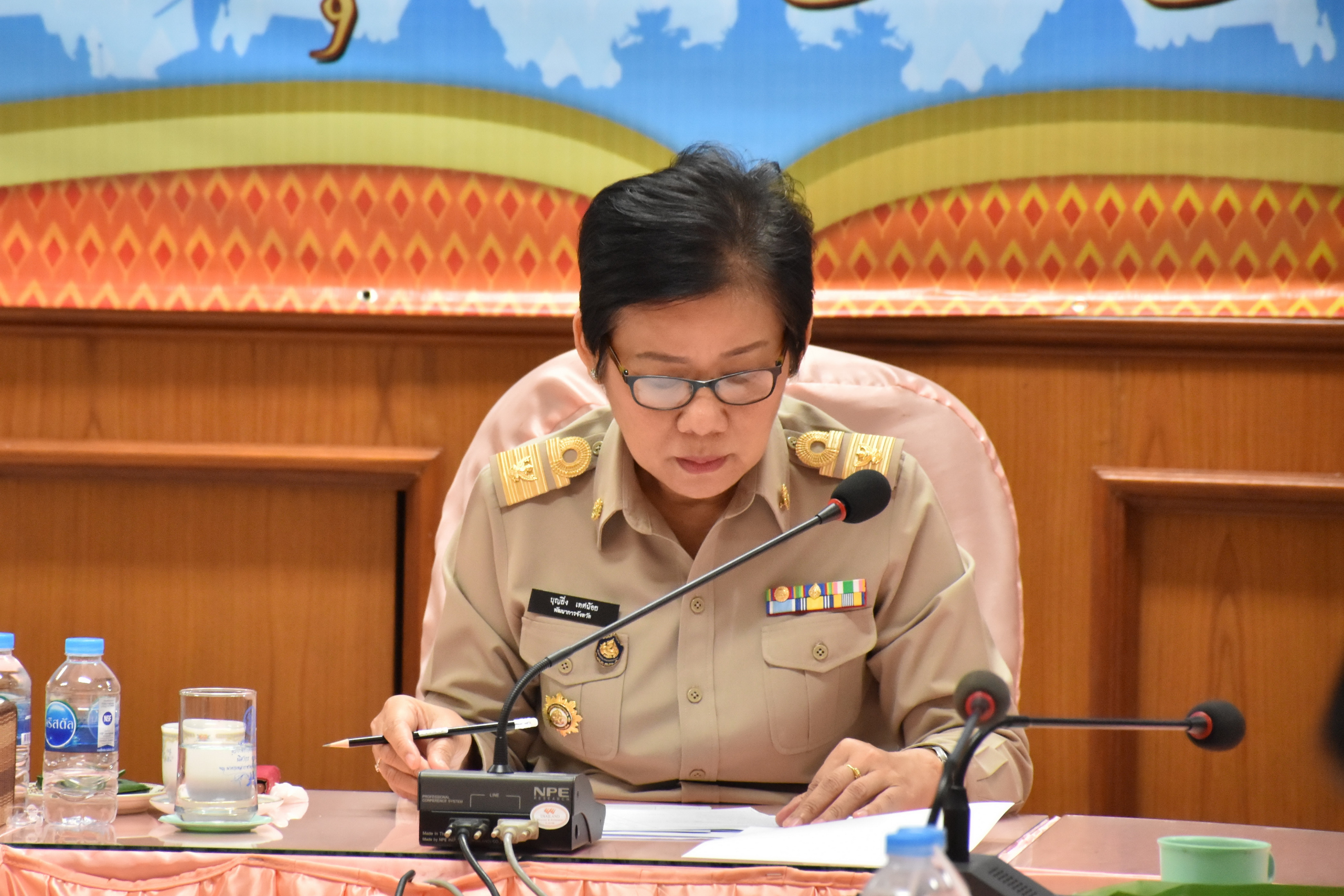 29 มกราคม 2561 การประชุมหัวหน้ากลุ่ม หัวหน้าฝ่าย พัฒนาการอำเภอ และนักวิชาการพัฒนาชุมชนจังหวัดมหาสารคาม ประจำปีงบประมาณ 2561