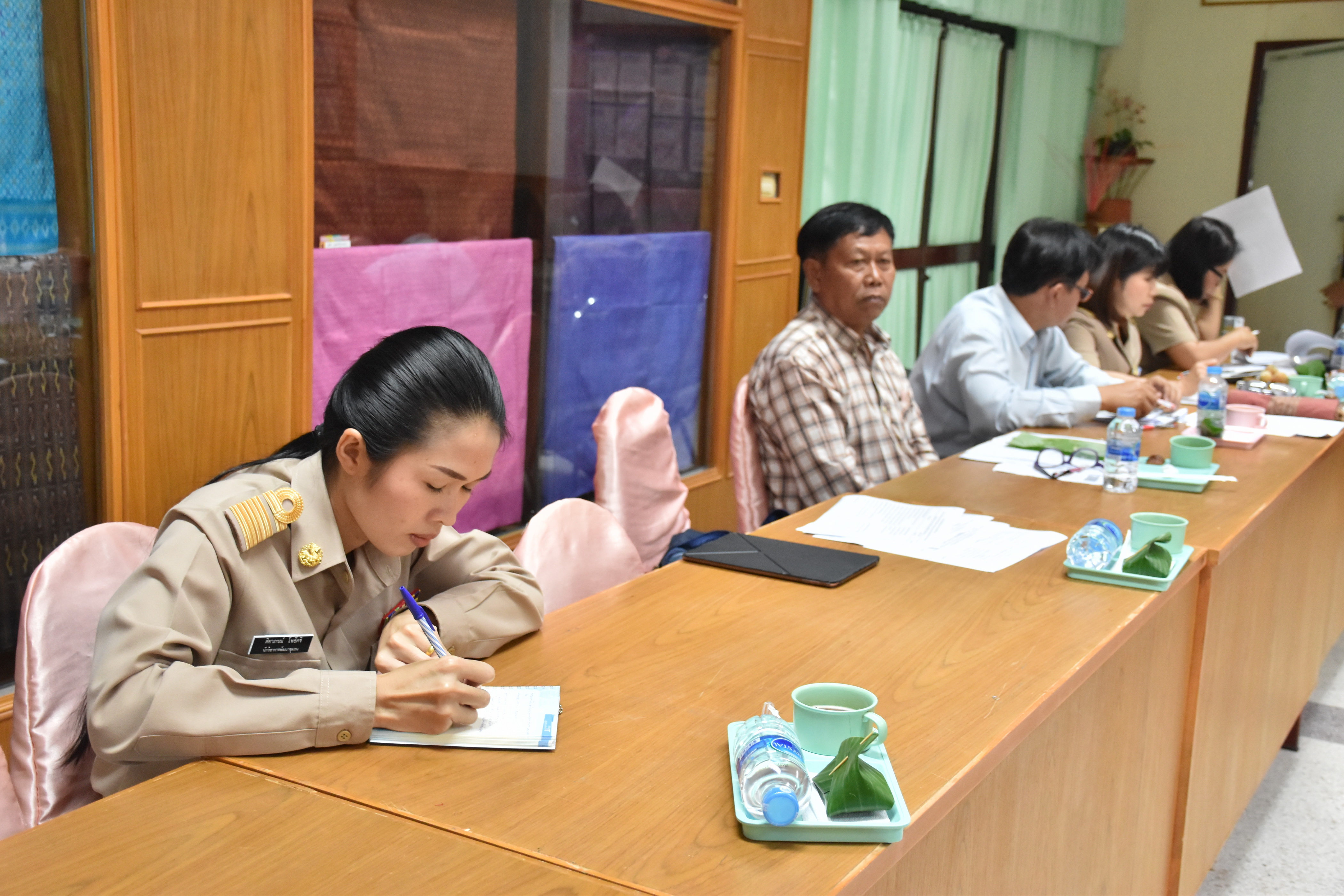 29 มกราคม 2561 การประชุมหัวหน้ากลุ่ม หัวหน้าฝ่าย พัฒนาการอำเภอ และนักวิชาการพัฒนาชุมชนจังหวัดมหาสารคาม ประจำปีงบประมาณ 2561