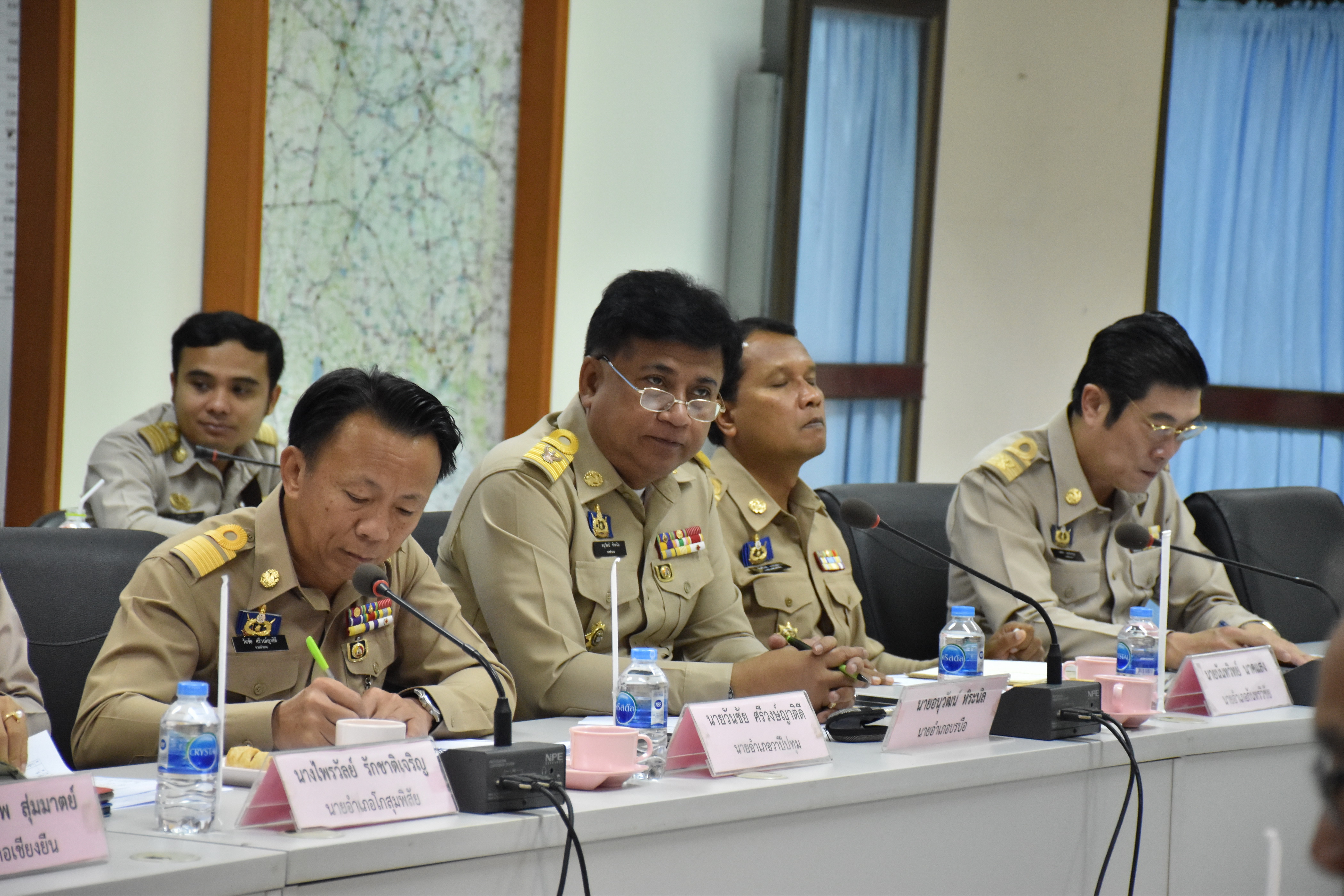 30 มกราคม 2561 การประชุมนายอำเภอ ครั้งที่ 1/2561 ณ ห้องประชุม 409 ศาลากลางจังหวัดมหาสารคาม
