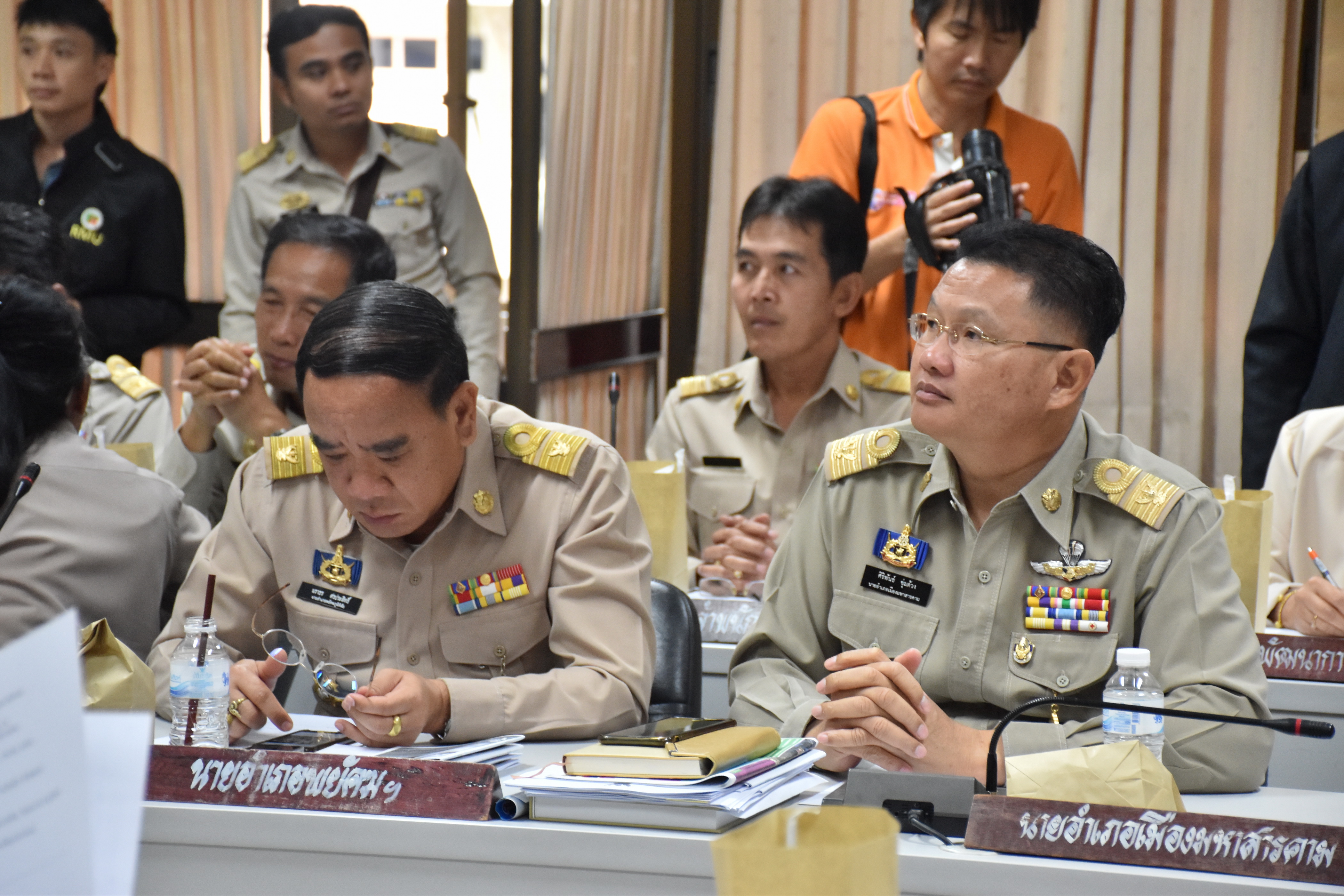 30 มกราคม 2561 การประชุมคณะกรมการจังหวัดมหาสารคาม หัวหน้าส่วนราชการ นายอำเภอ ประจำเดือนมกราคม 2561 ครั้งที่ 1/2561
