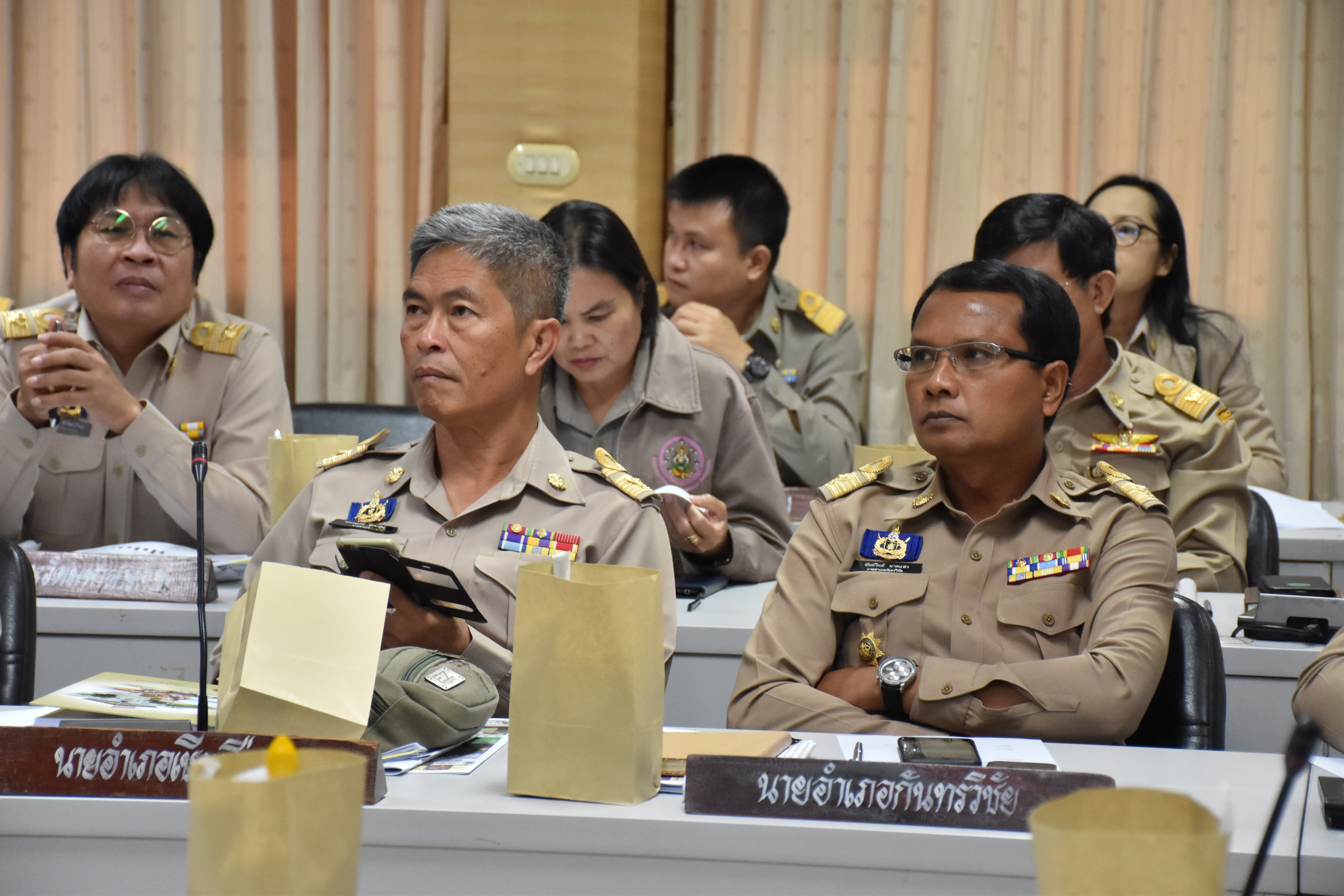 30 มกราคม 2561 การประชุมคณะกรมการจังหวัดมหาสารคาม หัวหน้าส่วนราชการ นายอำเภอ ประจำเดือนมกราคม 2561 ครั้งที่ 1/2561