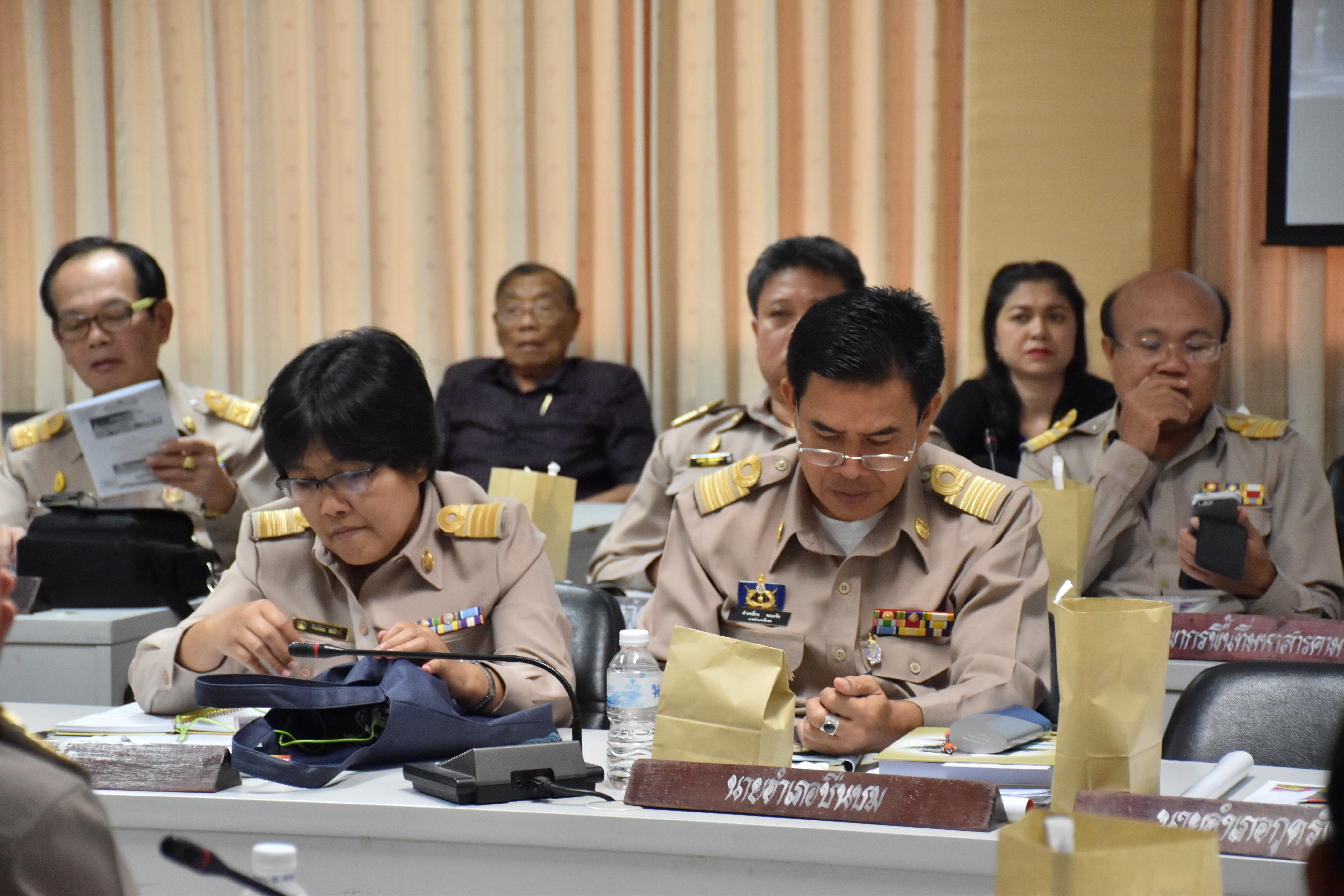 30 มกราคม 2561 การประชุมคณะกรมการจังหวัดมหาสารคาม หัวหน้าส่วนราชการ นายอำเภอ ประจำเดือนมกราคม 2561 ครั้งที่ 1/2561
