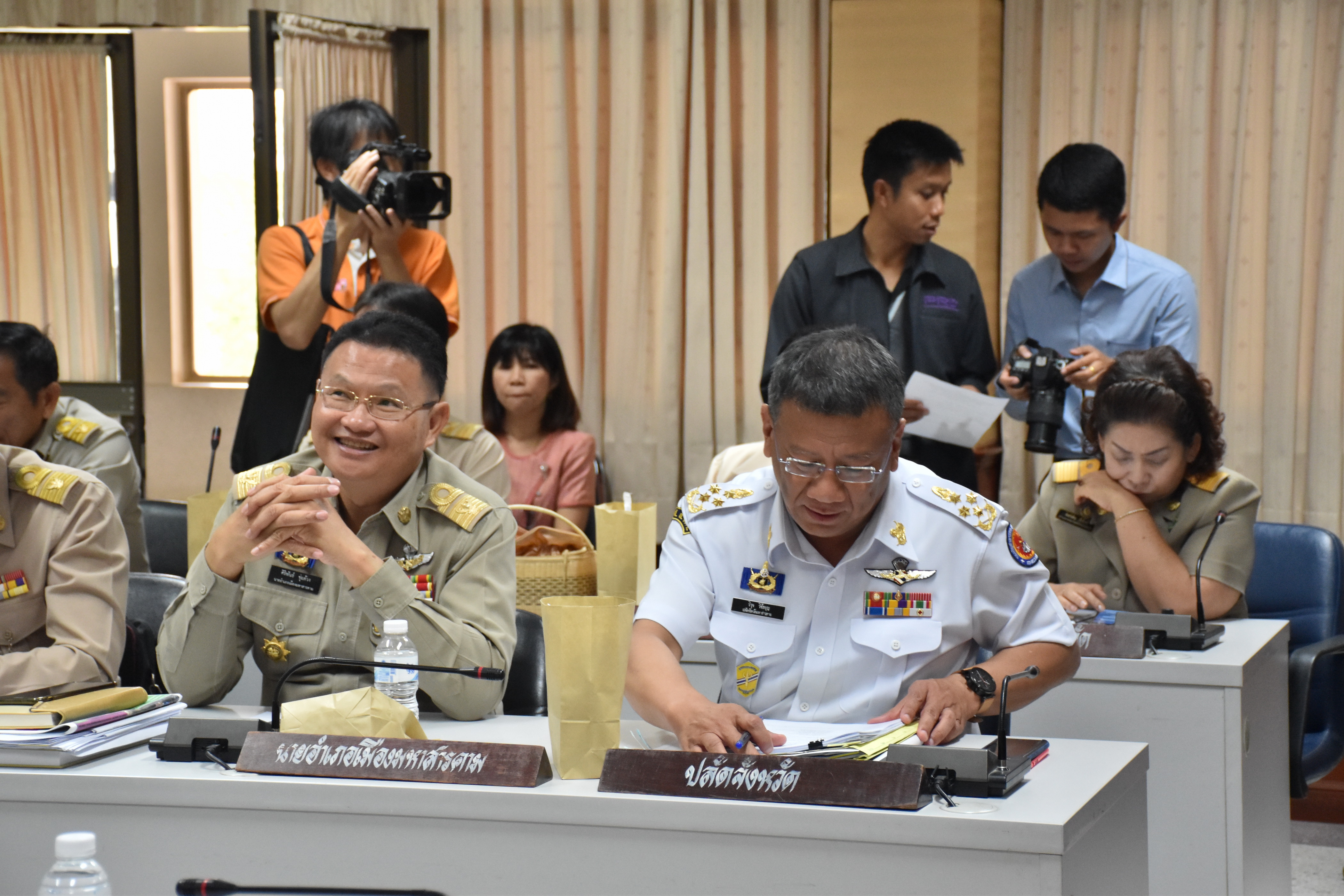 30 มกราคม 2561 การประชุมคณะกรมการจังหวัดมหาสารคาม หัวหน้าส่วนราชการ นายอำเภอ ประจำเดือนมกราคม 2561 ครั้งที่ 1/2561