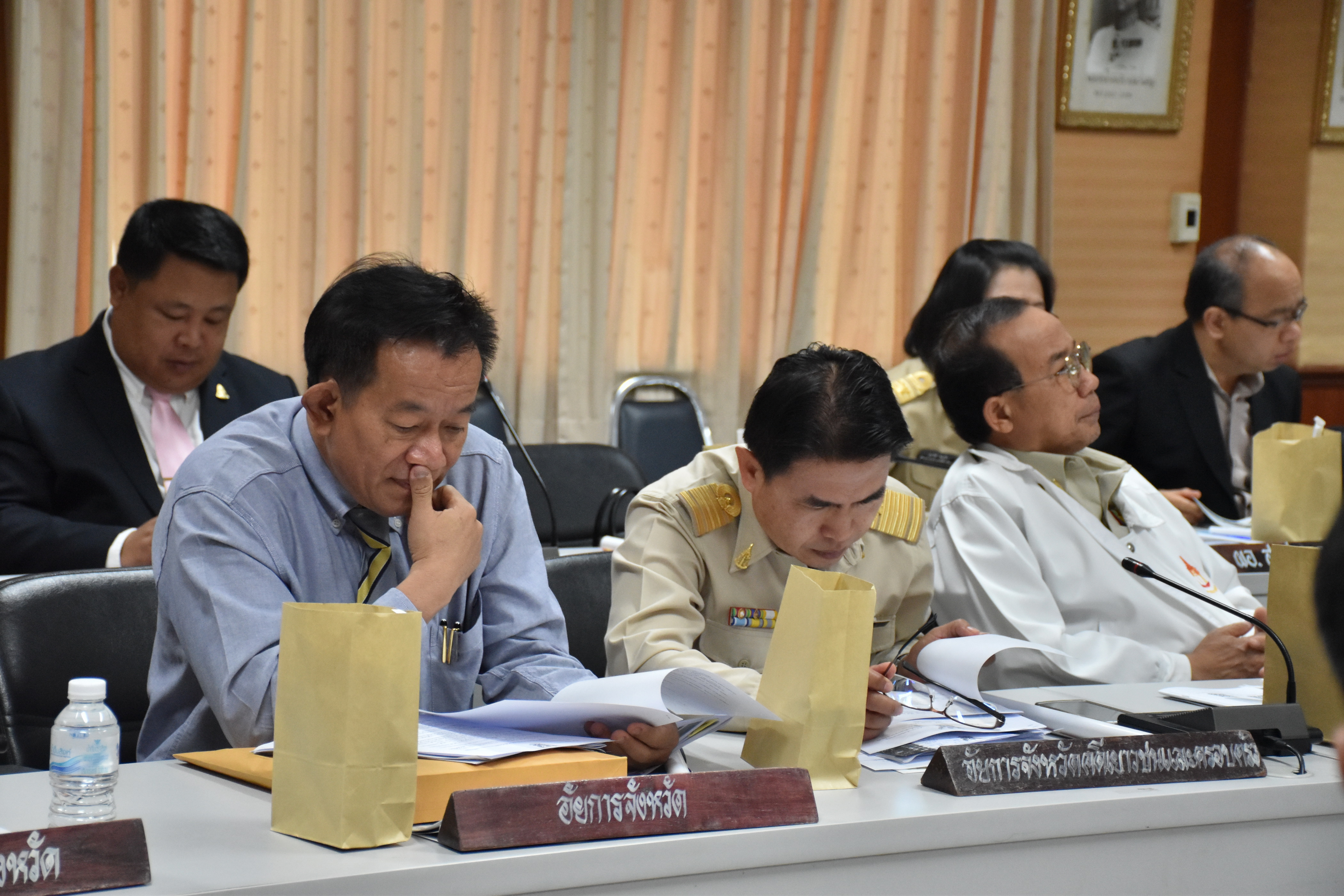 30 มกราคม 2561 การประชุมคณะกรมการจังหวัดมหาสารคาม หัวหน้าส่วนราชการ นายอำเภอ ประจำเดือนมกราคม 2561 ครั้งที่ 1/2561