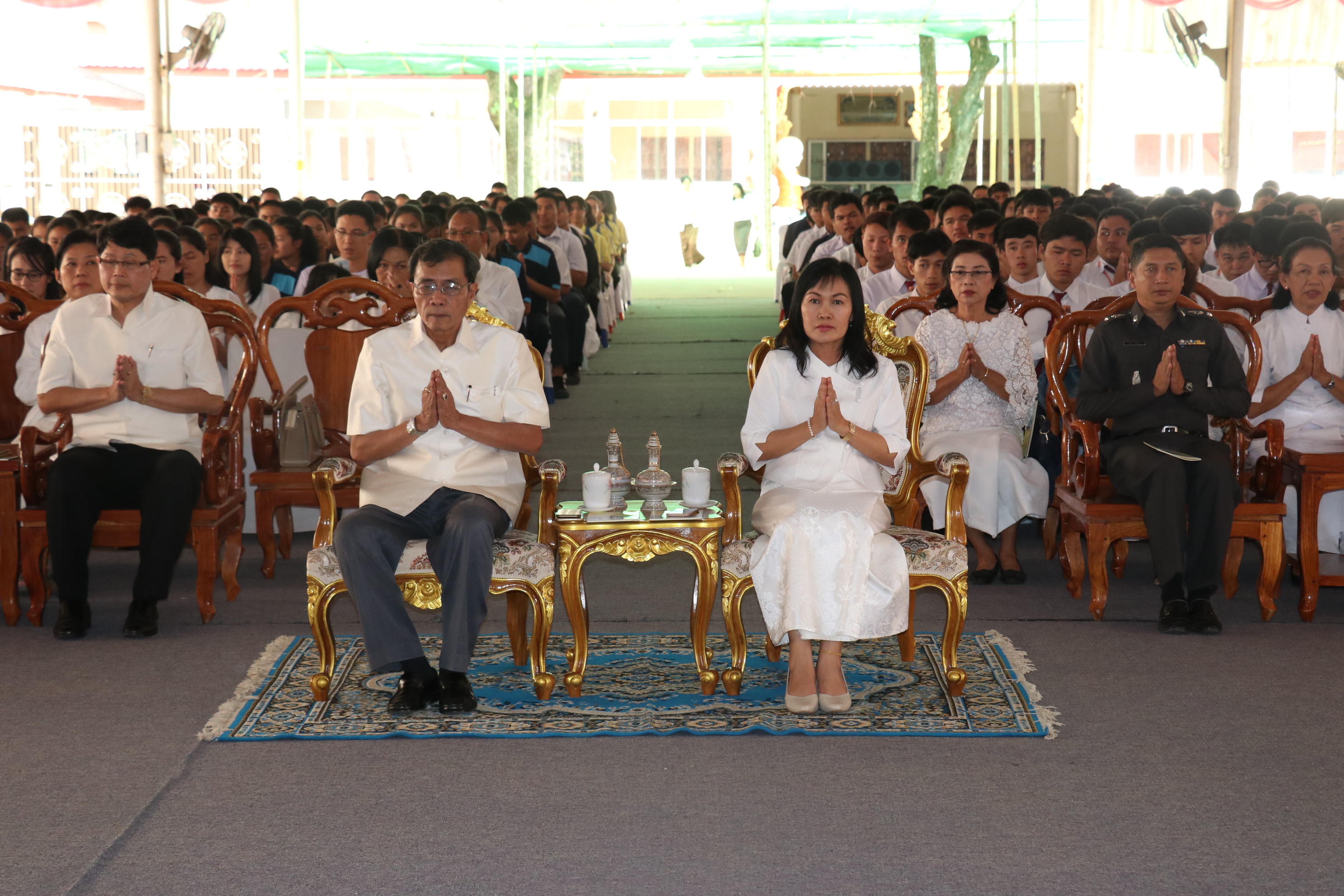 28 ธันวาคม 2560 พิธีเจริญพระพุทธมนต์เฉลิมพระเกียรติ และถวายพระพรชัยมงคลแด่ สมเด็จพระเจ้าอยู่หัวมหาวชิราลงกรณบดินทรเทพยวรางกูร และ สมเด็จพระนางเจ้าสิริกิติ์ พระบรมราชินีนาถ ในรัชกาลที่ 9 ประจำปีพุทธศักราช 2560