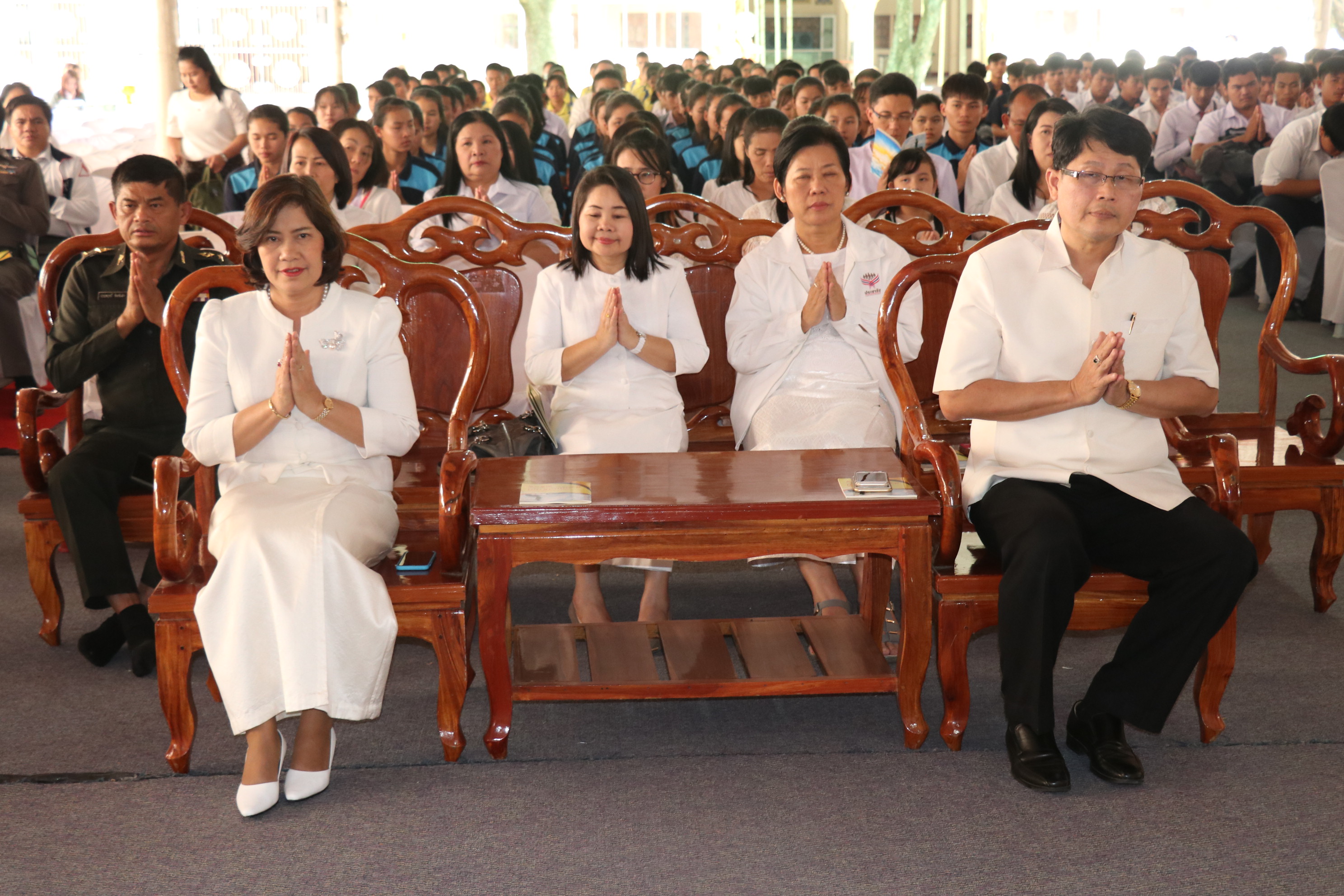 28 ธันวาคม 2560 พิธีเจริญพระพุทธมนต์เฉลิมพระเกียรติ และถวายพระพรชัยมงคลแด่ สมเด็จพระเจ้าอยู่หัวมหาวชิราลงกรณบดินทรเทพยวรางกูร และ สมเด็จพระนางเจ้าสิริกิติ์ พระบรมราชินีนาถ ในรัชกาลที่ 9 ประจำปีพุทธศักราช 2560