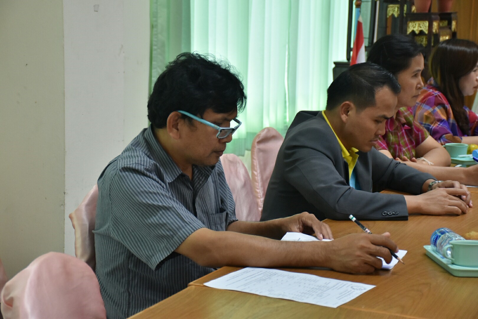 3 มกราคม 2561 การประชุมคณะกรรมการดำเนินงานโครงการตลาดประชารัฐจังหวัดมหาสารคาม คณะที่ 1 คณะกรรมการขับเคลื่อนการดำเนินงานโครงการตลาดประชารัฐจังหวัดมหาสารคาม