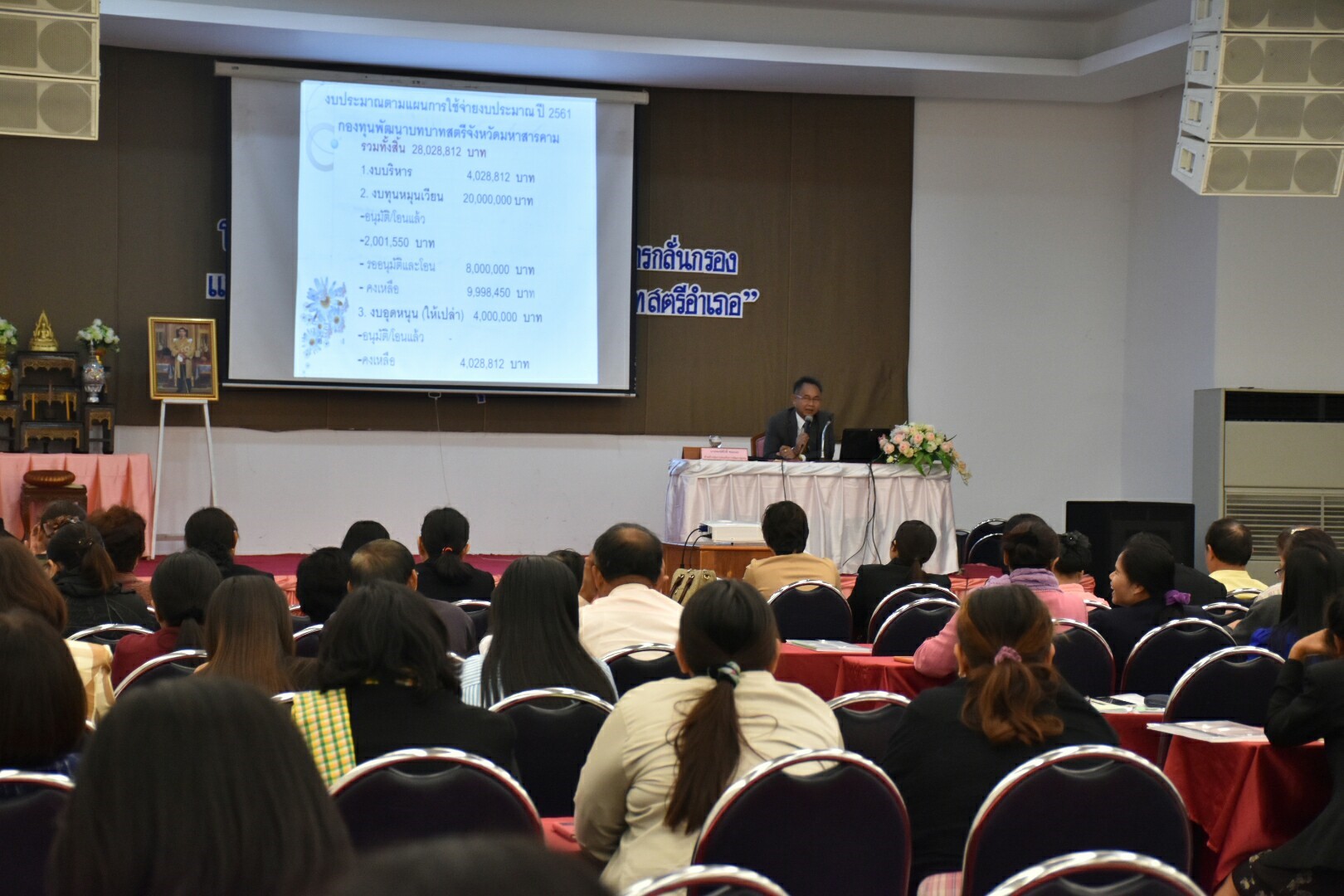 18 มกราคม 2561 โครงการประชุมเชิงปฏิบัติการ คณะอนุกรรมการกลั่นกรองและติดตามการดำเนินงานกองทุนพัฒนาบทบาทสตรีอำเภอ