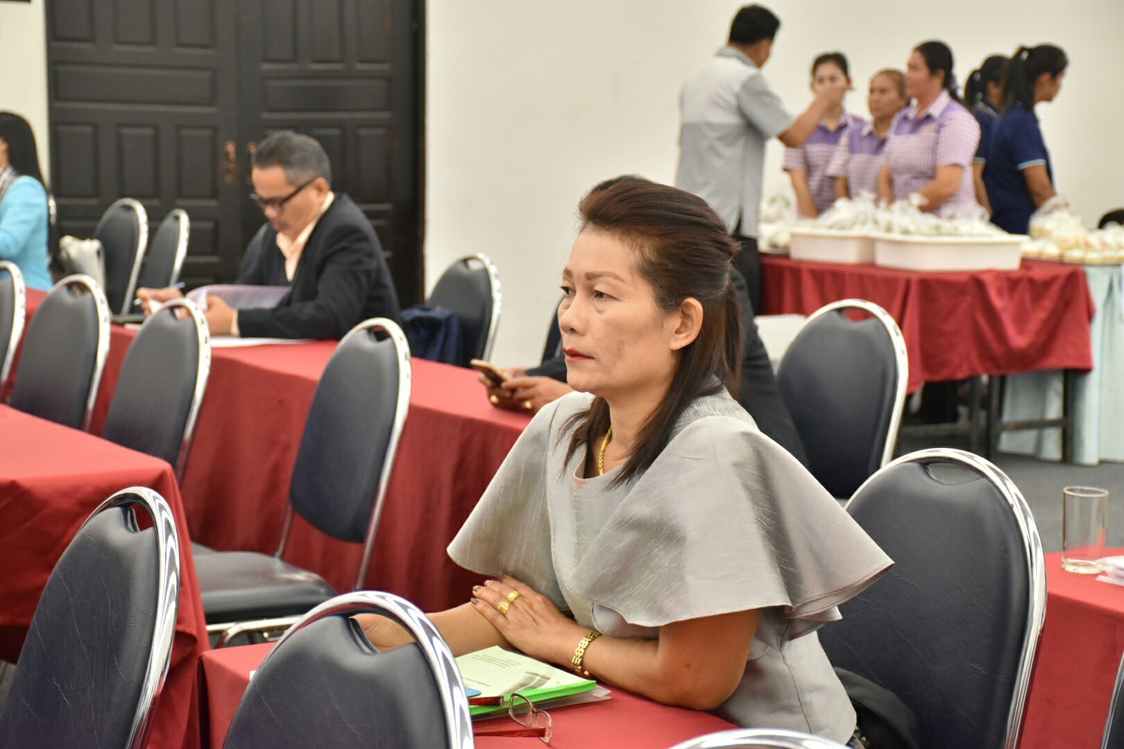 18 มกราคม 2561 โครงการประชุมเชิงปฏิบัติการ คณะอนุกรรมการกลั่นกรองและติดตามการดำเนินงานกองทุนพัฒนาบทบาทสตรีอำเภอ