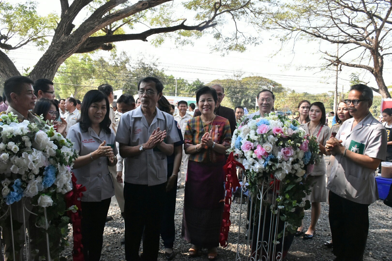 24 มกราคม 2561 โครงการปกป้องและเชิดชูสถาบันพระมหากษัตริย์และหน่วยบำบัดทุกข์ บำรุงสุข สร้างรอยยิ้มให้ประชาชนจังหวัดมหาสารคาม ประจำปีงบประมาณ 2561