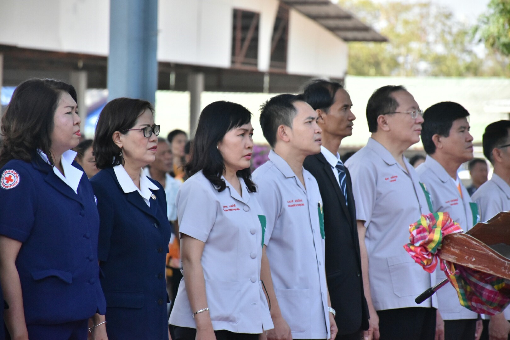 24 มกราคม 2561 โครงการปกป้องและเชิดชูสถาบันพระมหากษัตริย์และหน่วยบำบัดทุกข์ บำรุงสุข สร้างรอยยิ้มให้ประชาชนจังหวัดมหาสารคาม ประจำปีงบประมาณ 2561