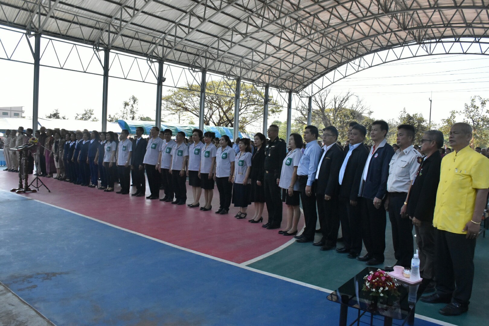 24 มกราคม 2561 โครงการปกป้องและเชิดชูสถาบันพระมหากษัตริย์และหน่วยบำบัดทุกข์ บำรุงสุข สร้างรอยยิ้มให้ประชาชนจังหวัดมหาสารคาม ประจำปีงบประมาณ 2561