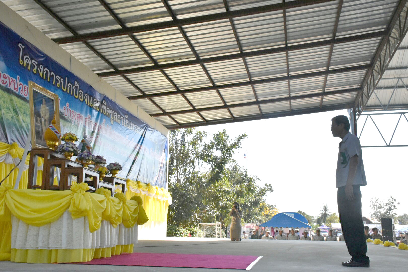24 มกราคม 2561 โครงการปกป้องและเชิดชูสถาบันพระมหากษัตริย์และหน่วยบำบัดทุกข์ บำรุงสุข สร้างรอยยิ้มให้ประชาชนจังหวัดมหาสารคาม ประจำปีงบประมาณ 2561
