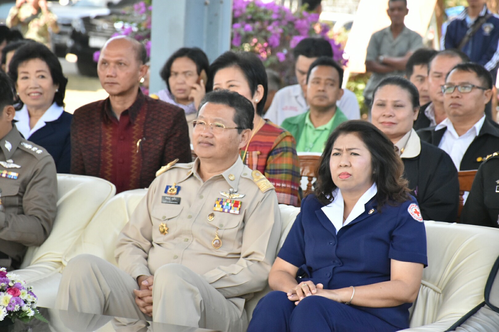 24 มกราคม 2561 โครงการปกป้องและเชิดชูสถาบันพระมหากษัตริย์และหน่วยบำบัดทุกข์ บำรุงสุข สร้างรอยยิ้มให้ประชาชนจังหวัดมหาสารคาม ประจำปีงบประมาณ 2561