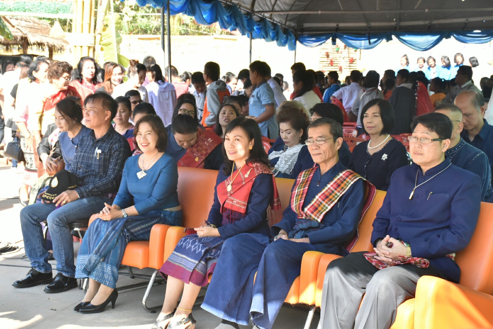 19 มกราคม 2561 พิธีบวงสรวงแม่โพสพ งานบุญเบิกฟ้าและกาชาด จังหวัดมหาสารคาม ประจำปี 2561