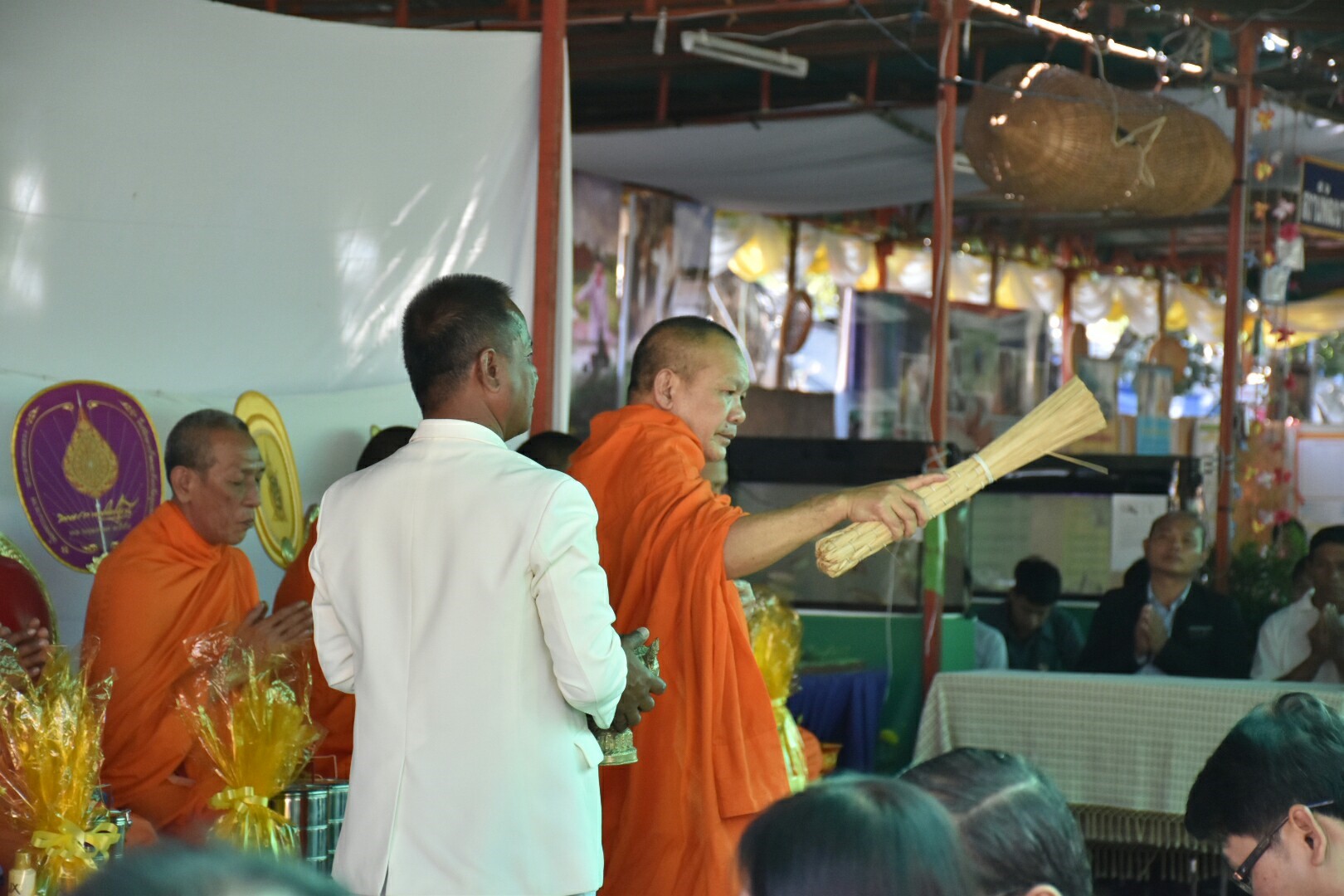 19 มกราคม 2561 พิธีบวงสรวงแม่โพสพ งานบุญเบิกฟ้าและกาชาด จังหวัดมหาสารคาม ประจำปี 2561