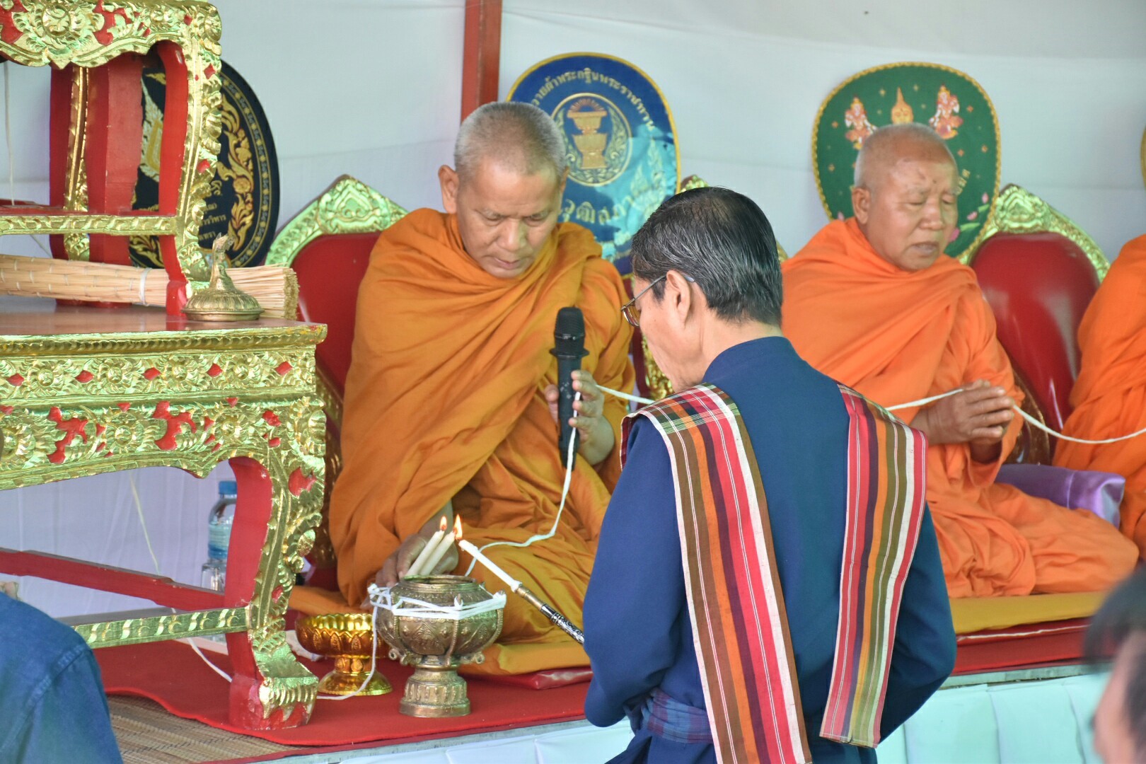 19 มกราคม 2561 พิธีบวงสรวงแม่โพสพ งานบุญเบิกฟ้าและกาชาด จังหวัดมหาสารคาม ประจำปี 2561