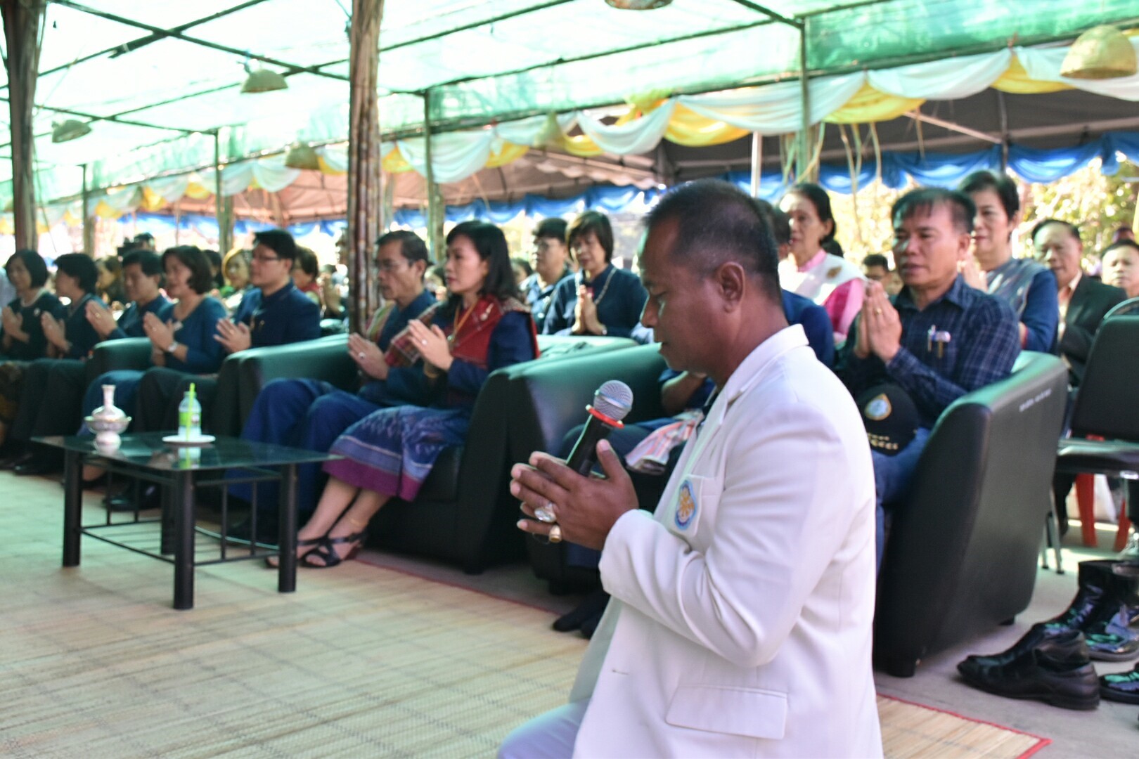 19 มกราคม 2561 พิธีบวงสรวงแม่โพสพ งานบุญเบิกฟ้าและกาชาด จังหวัดมหาสารคาม ประจำปี 2561