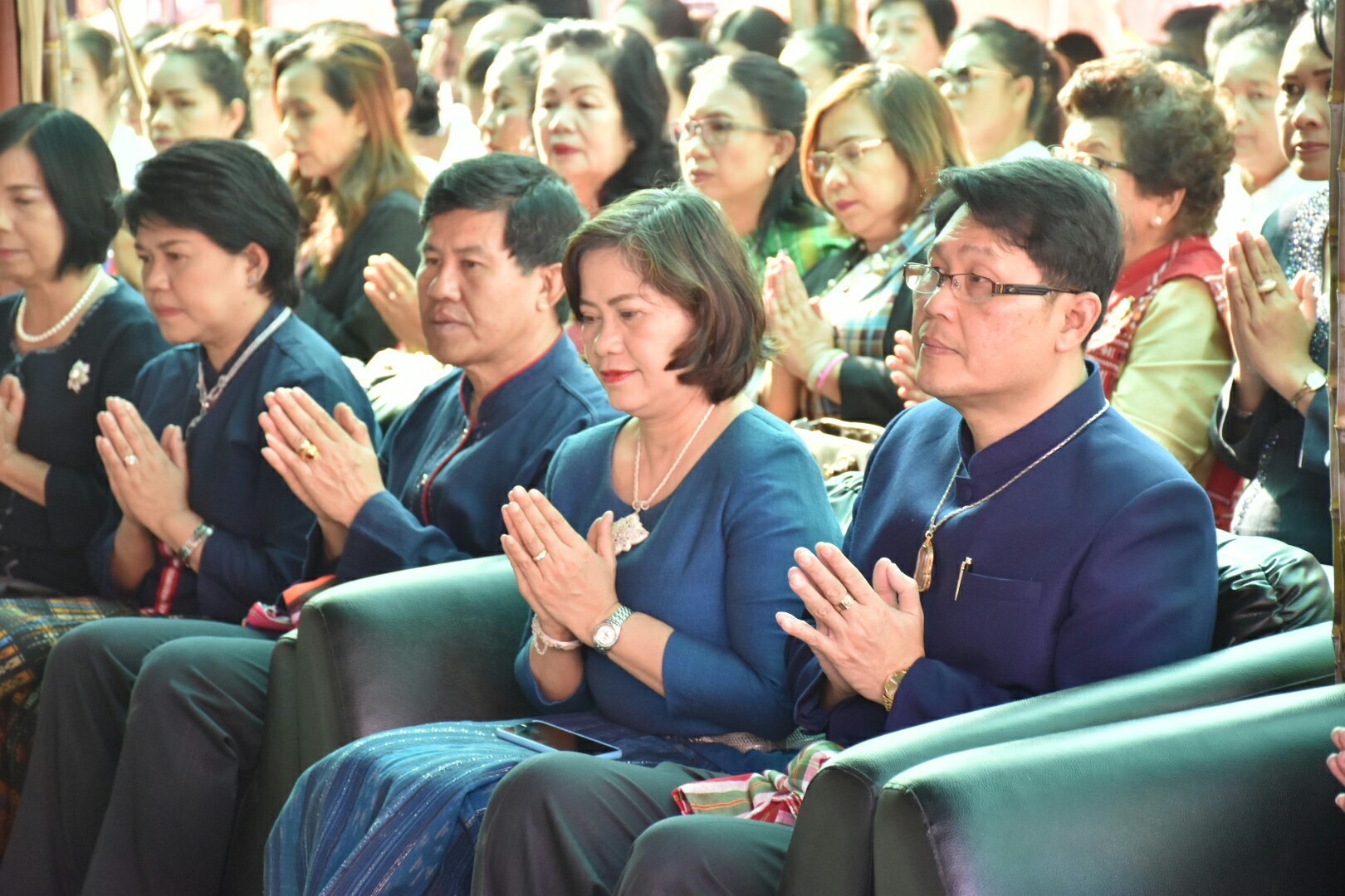 19 มกราคม 2561 พิธีบวงสรวงแม่โพสพ งานบุญเบิกฟ้าและกาชาด จังหวัดมหาสารคาม ประจำปี 2561